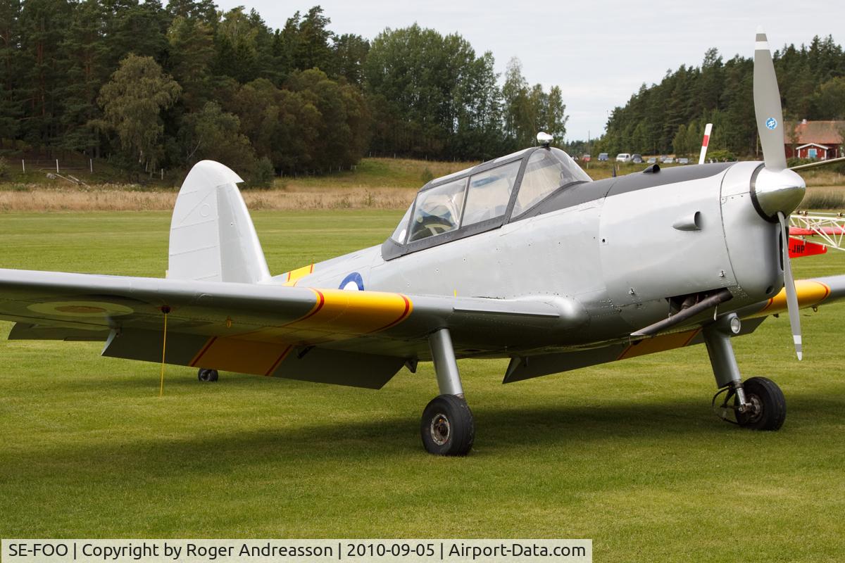 SE-FOO, 1952 De Havilland DHC-1 Chipmunk 22 C/N C1/0676, Vallentuna airfield