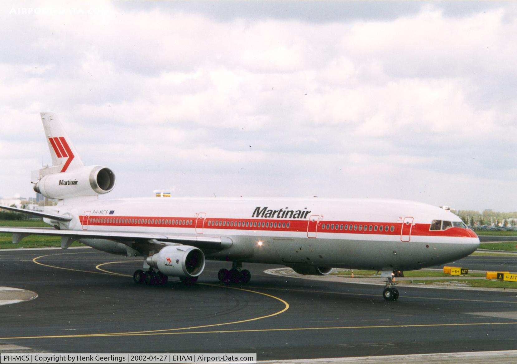 PH-MCS, 1995 McDonnell Douglas MD-11F C/N 48618, Martinair