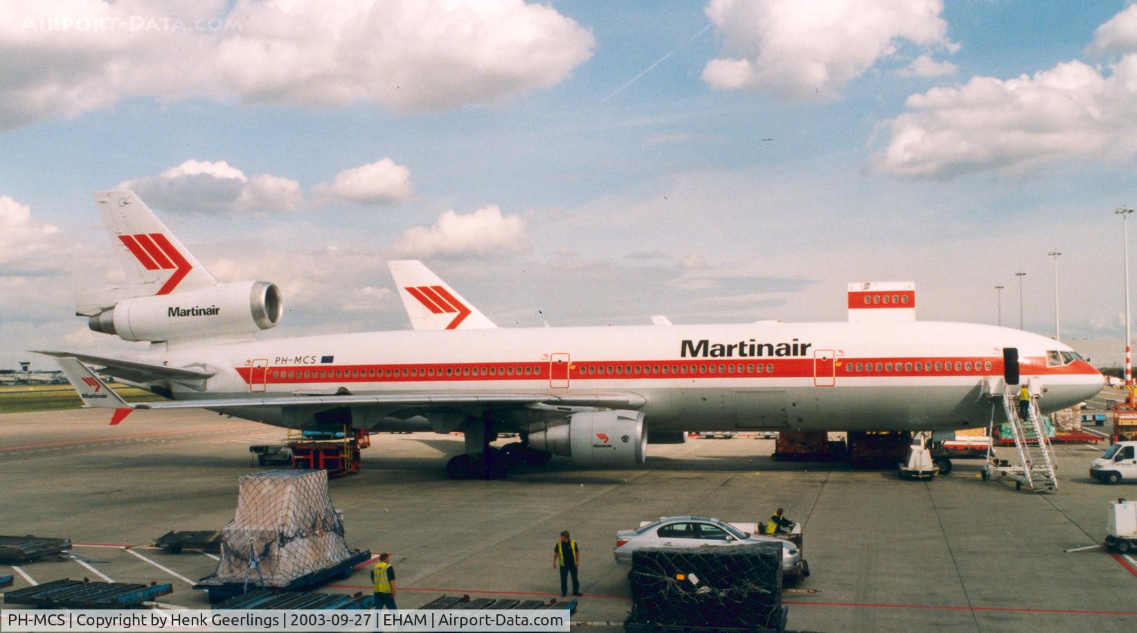 PH-MCS, 1995 McDonnell Douglas MD-11F C/N 48618, Martinair