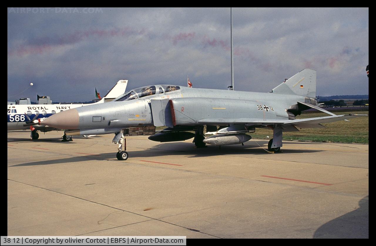 38 12, 1972 McDonnell Douglas F-4F Phantom II C/N 4640, Florennes 2001