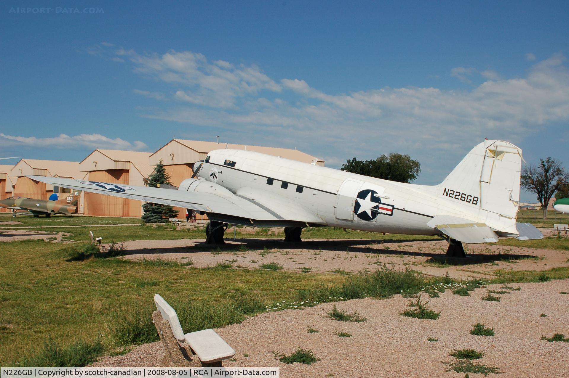 N226GB, Douglas DC3C 1830-94 C/N 13004, Douglas DC3C 1830-94 at the South Dakota Air and Space Museum, Box Elder, SD