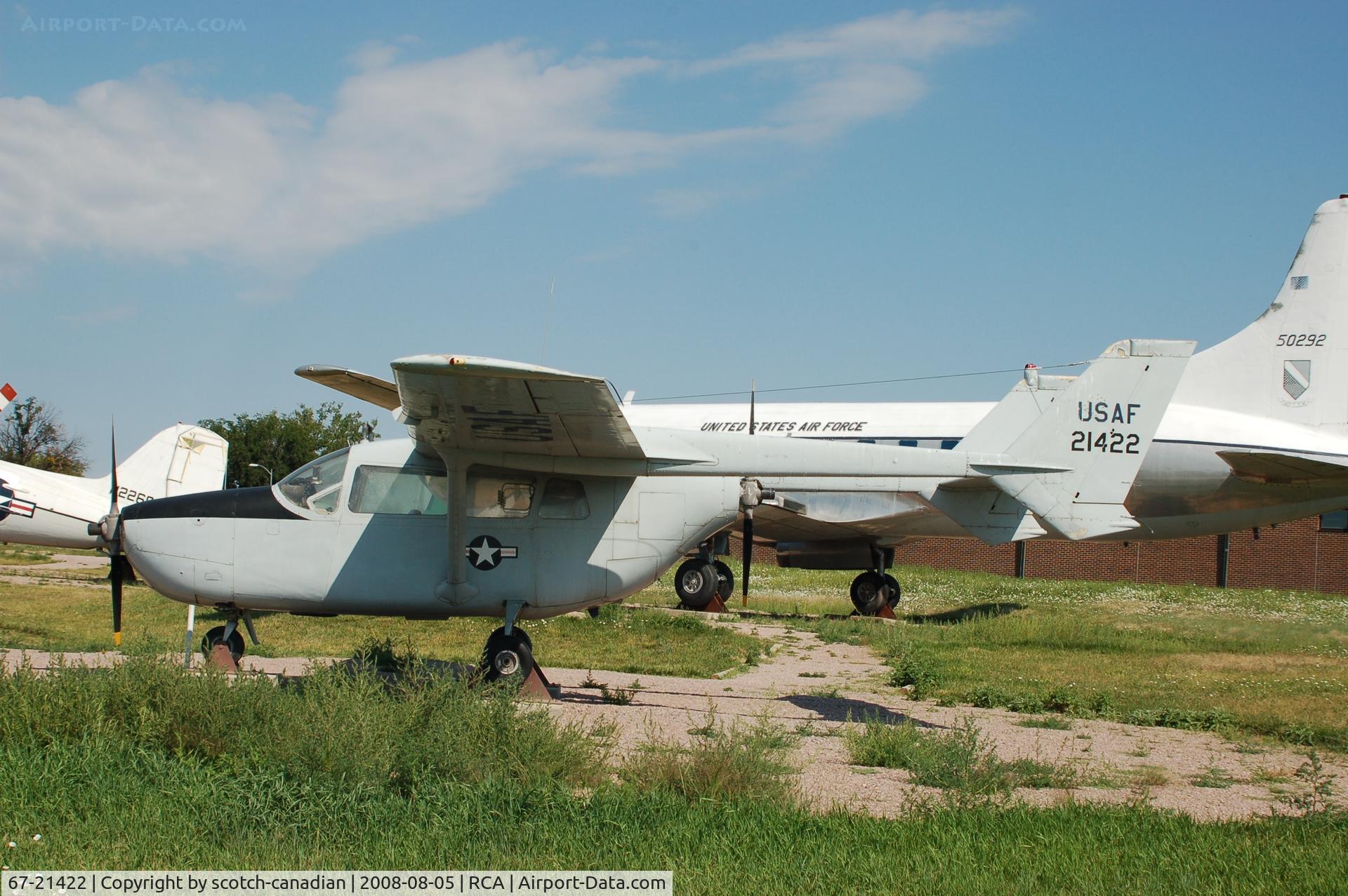 67-21422, 1967 Cessna O-2A Super Skymaster Super Skymaster C/N 337M-0128, 1967 Cessna O-2A Skymaster Forward Air Control Aircraft at the South Dakota Air and Space Museum, Box Elder, SD