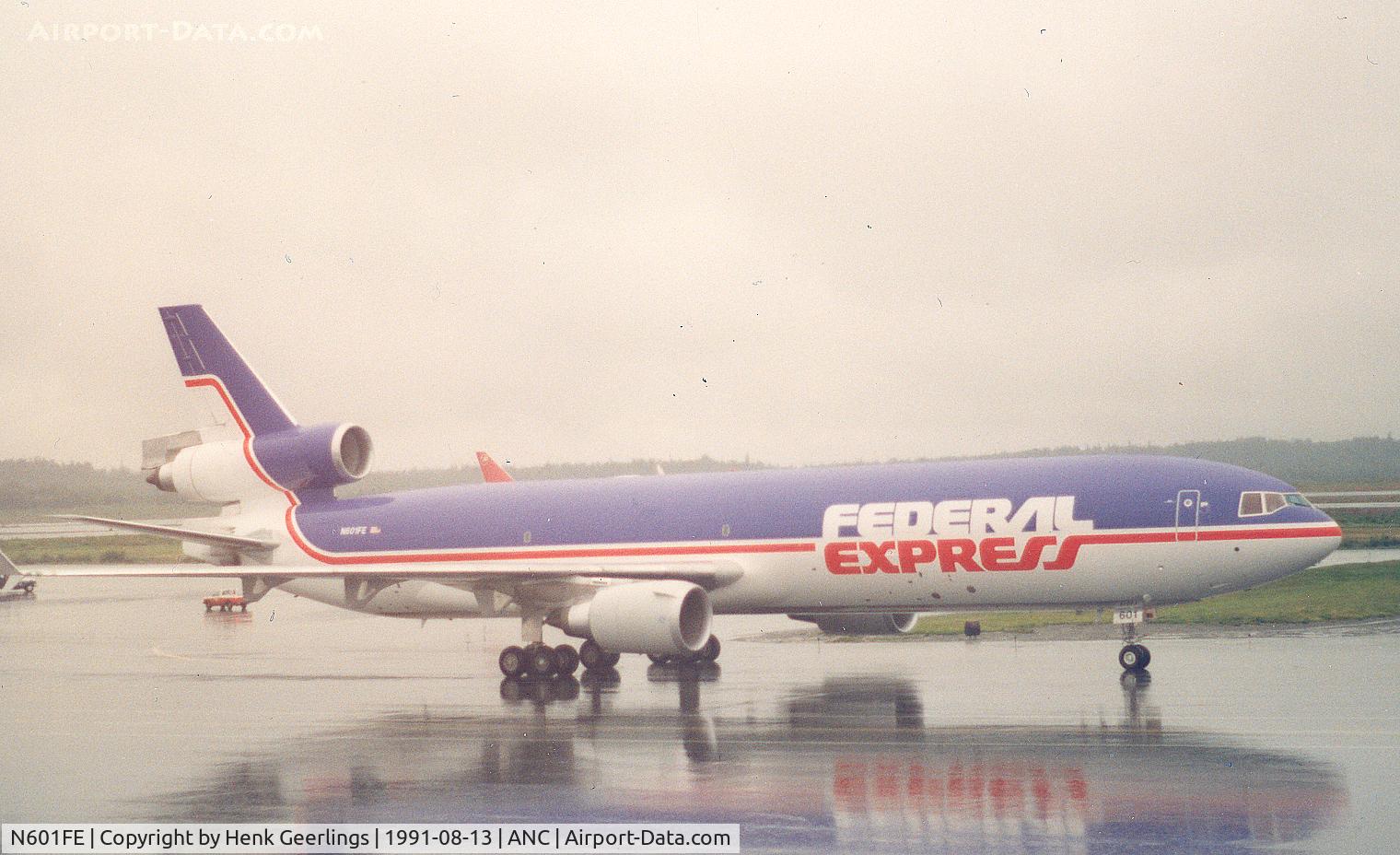 N601FE, 1990 McDonnell Douglas MD-11F C/N 48401, Federal Express