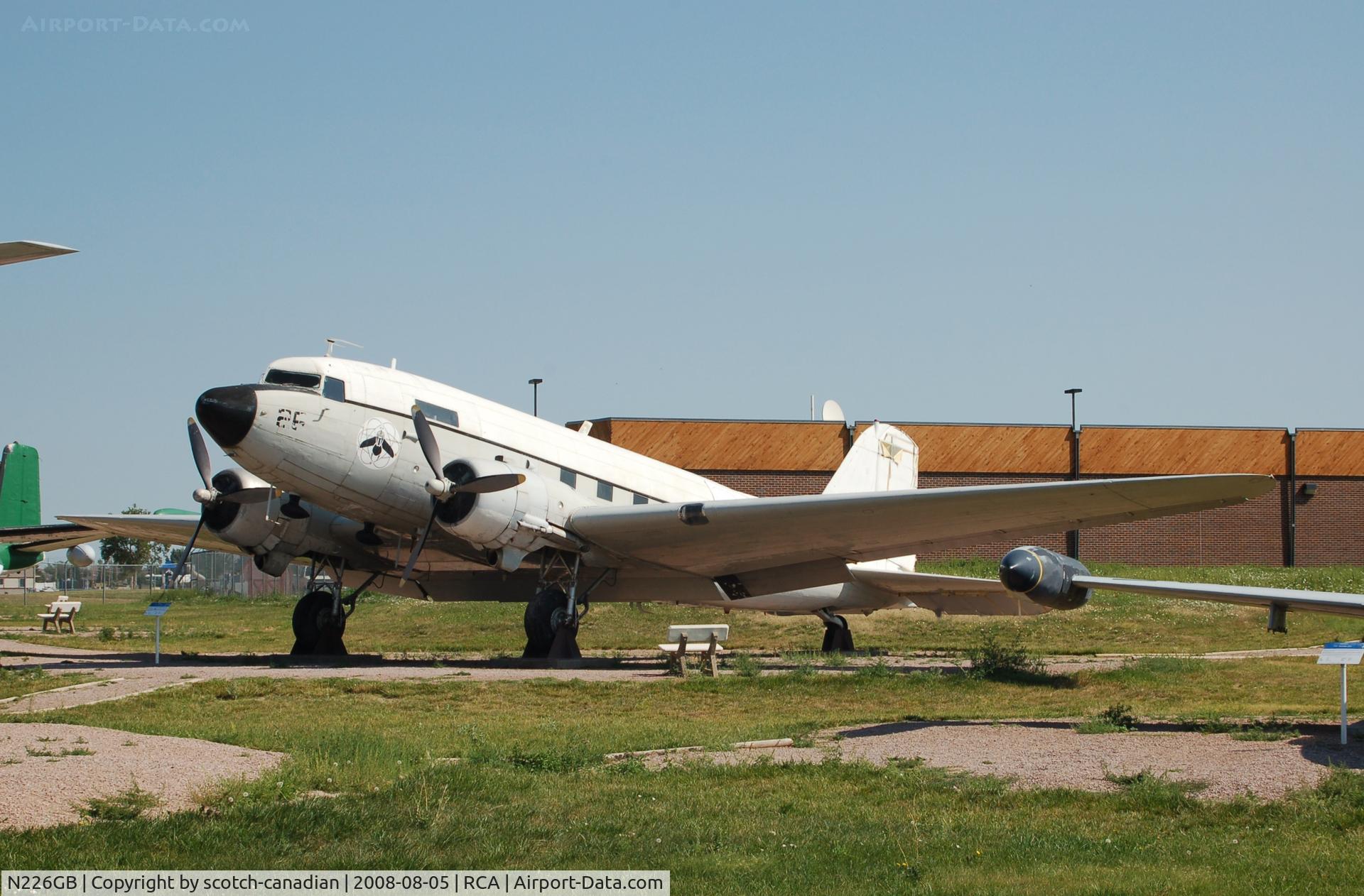 N226GB, Douglas DC3C 1830-94 C/N 13004, Douglas DC3C 1830-94 at the South Dakota Air and Space Museum, Box Elder, SD