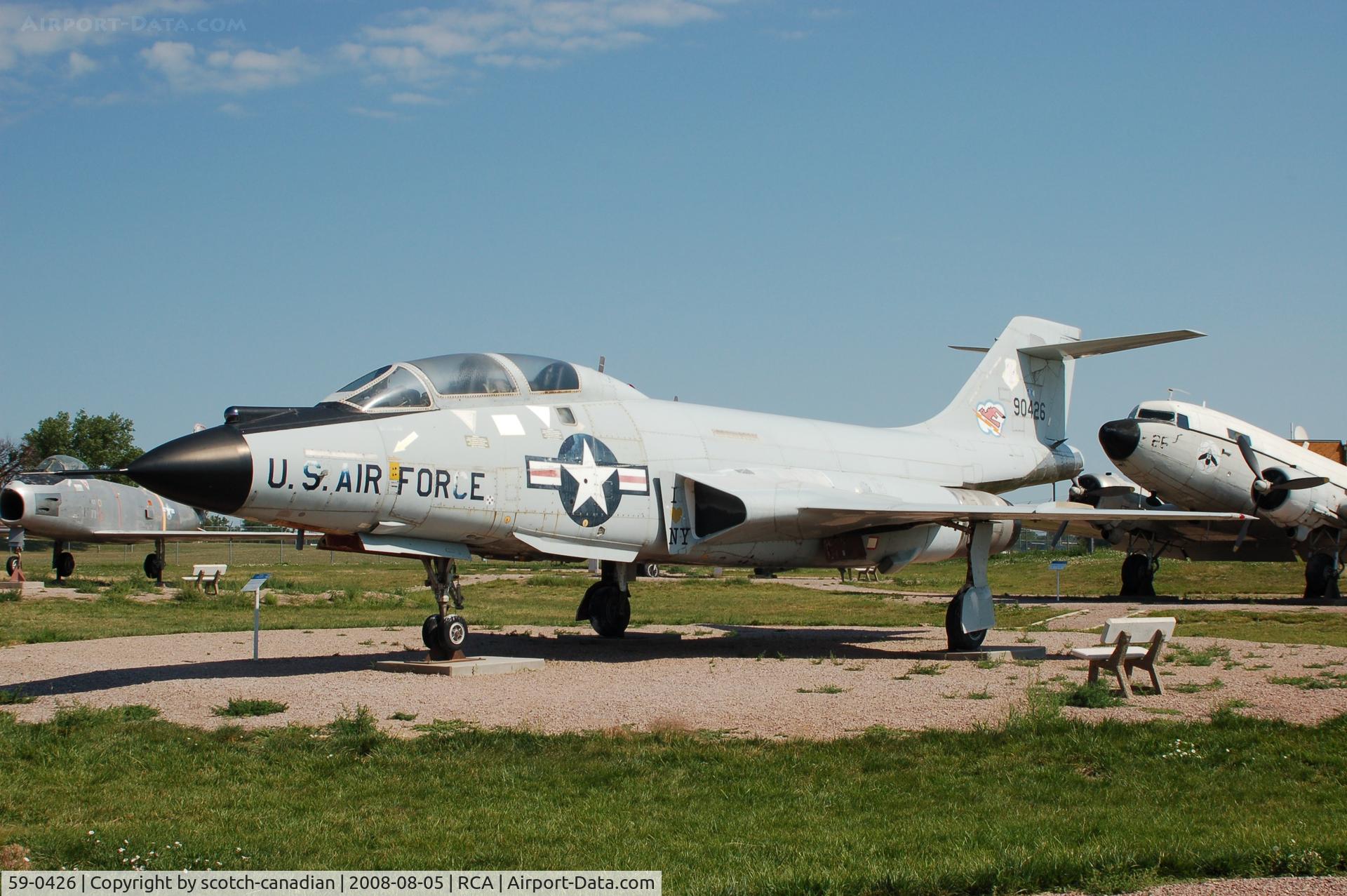 59-0426, 1959 McDonnell F-101B-115-MC Voodoo C/N 750, Mcdonnell F-101B Voodoo at the South Dakota Air and Space Museum, Box Elder, SD