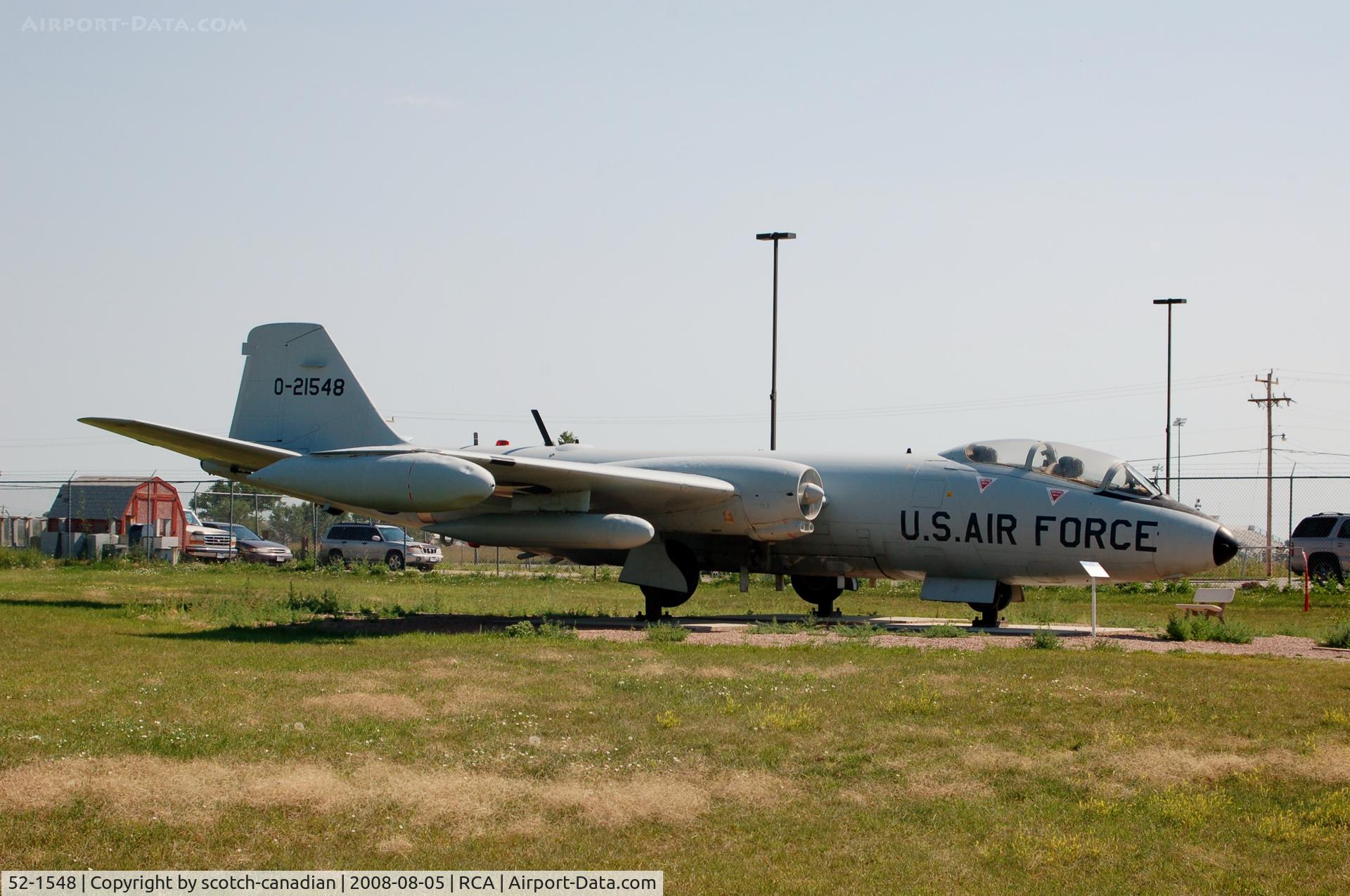 52-1548, 1952 Martin EB-57B Canberra C/N 131, 1952 Martin EB-57B-MA Canberra at the South Dakota Air and Space Museum, Box Elder, SD
