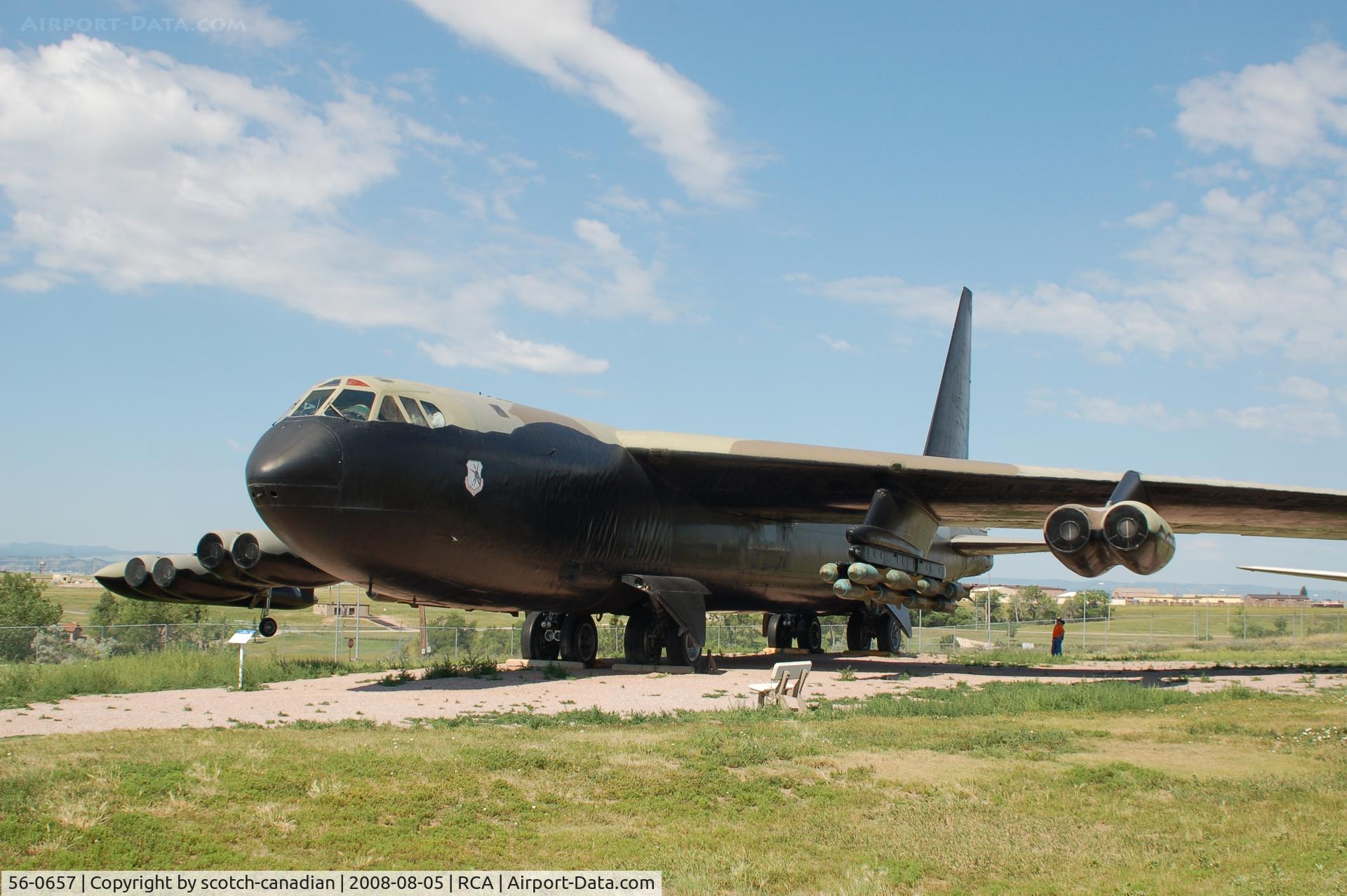 56-0657, 1956 Boeing B-52D-30-BW Stratofortress C/N 464028, 1956 Boeing B-52D-30-BW Stratofortress at the South Dakota Air and Space Museum, Box Elder, SD