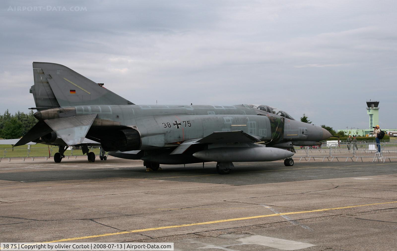 38 75, 1972 McDonnell Douglas F-4F Phantom II C/N 4793, Avord French air force base