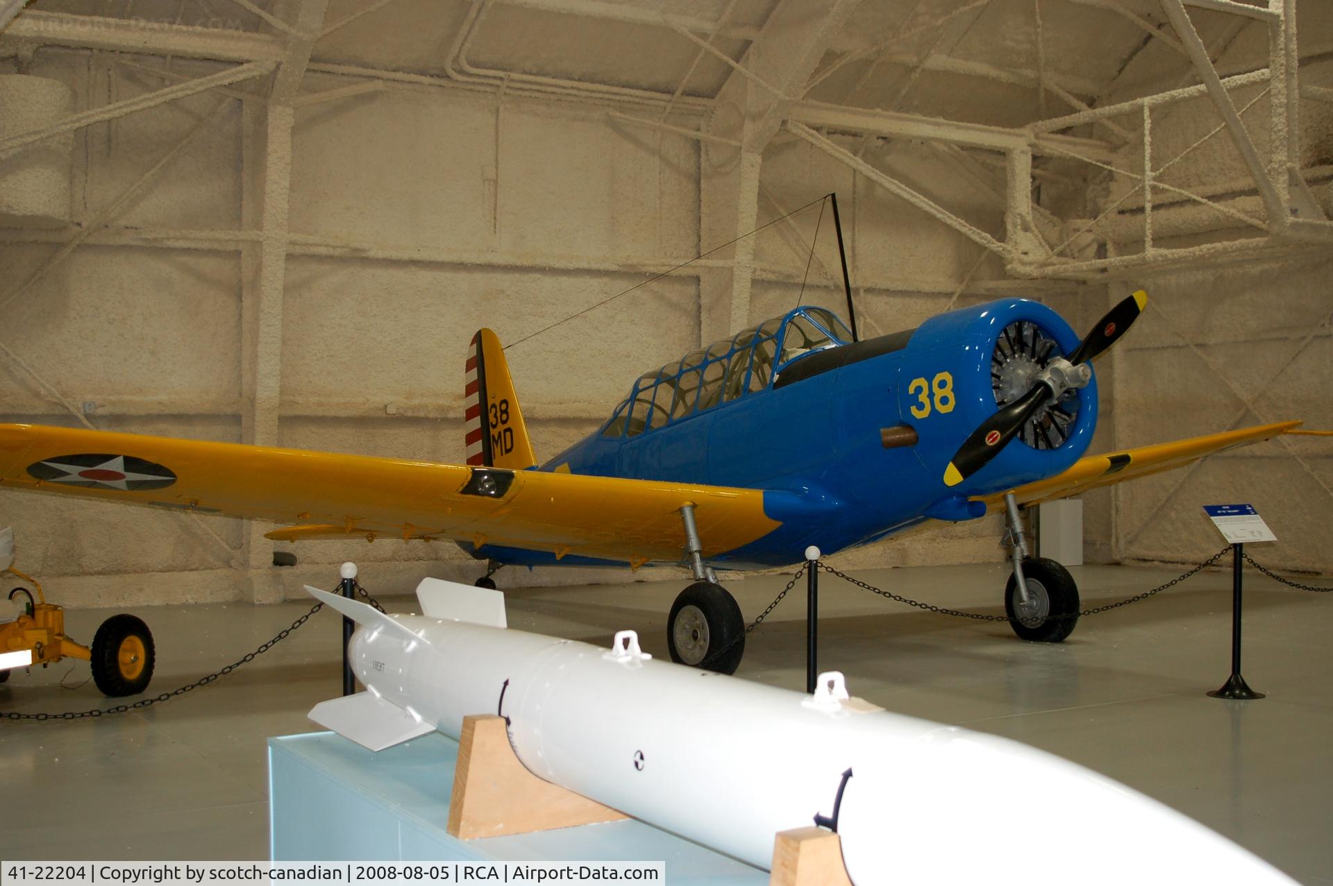 41-22204, 1941 Vultee BT-13A Valiant C/N 74-6124, 1941 Vultee BT-13A Valiant at the South Dakota Air and Space Museum, Box Elder, SD