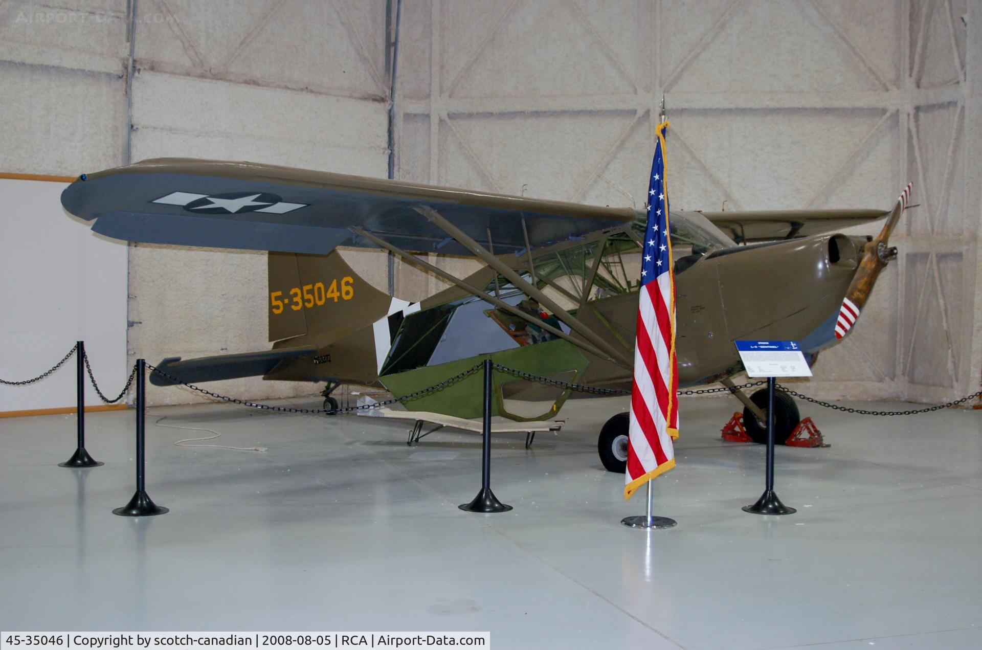 45-35046, 1946 Stinson L-5G Sentinel C/N 76-4628, 1946 Stinson L-5G Sentinel at the South Dakota Air and Space Museum, Box Elder, SD