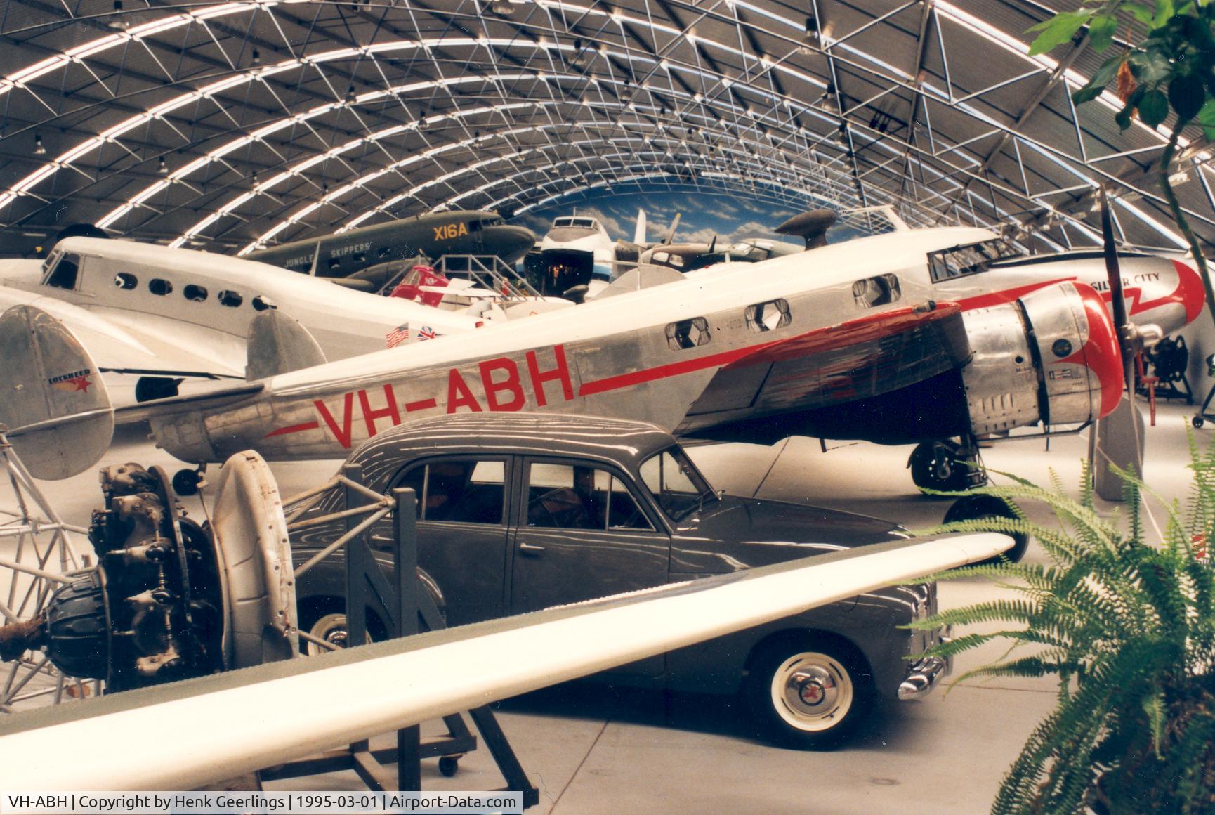 VH-ABH, 1937 Lockheed 12A Electra Junior C/N 1236, Air World Museum at Wangaratta . Museum now closed