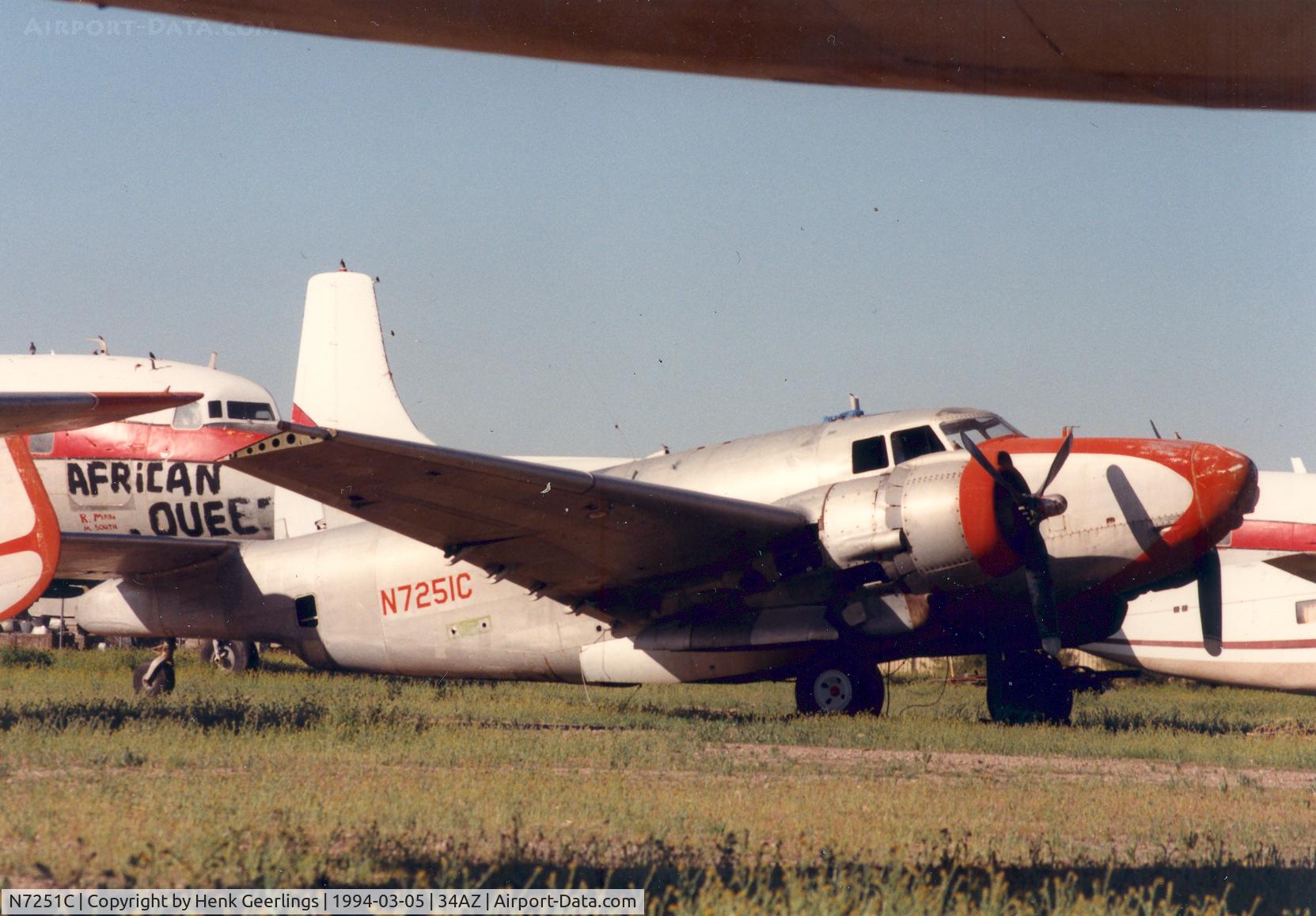 N7251C, 1945 Lockheed PV-2 Harpoon C/N 15-1516, Biegert Aviation