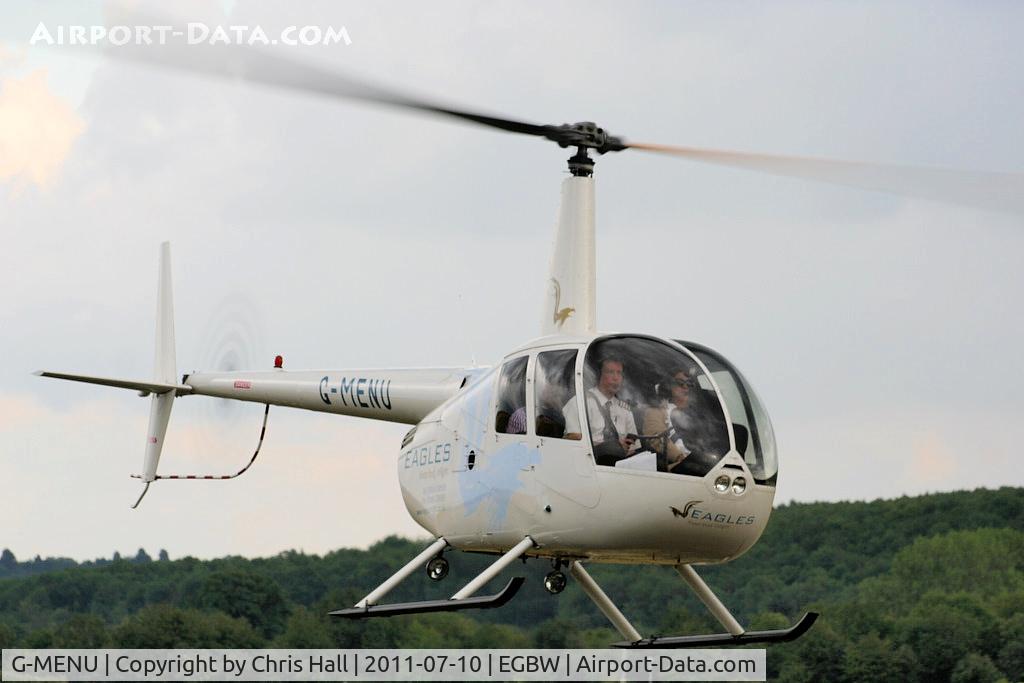 G-MENU, 2008 Robinson R44 Raven II C/N 12664, Eagles in Flight Ltd