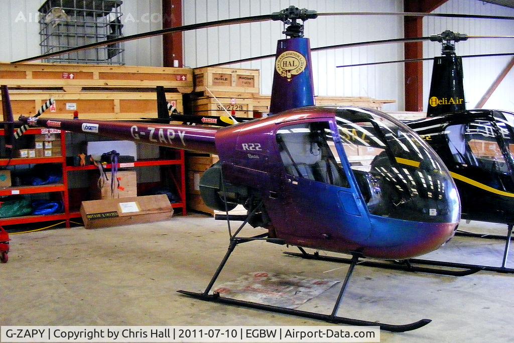 G-ZAPY, 1988 Robinson R22 Beta C/N 0788, Heli Air Ltd