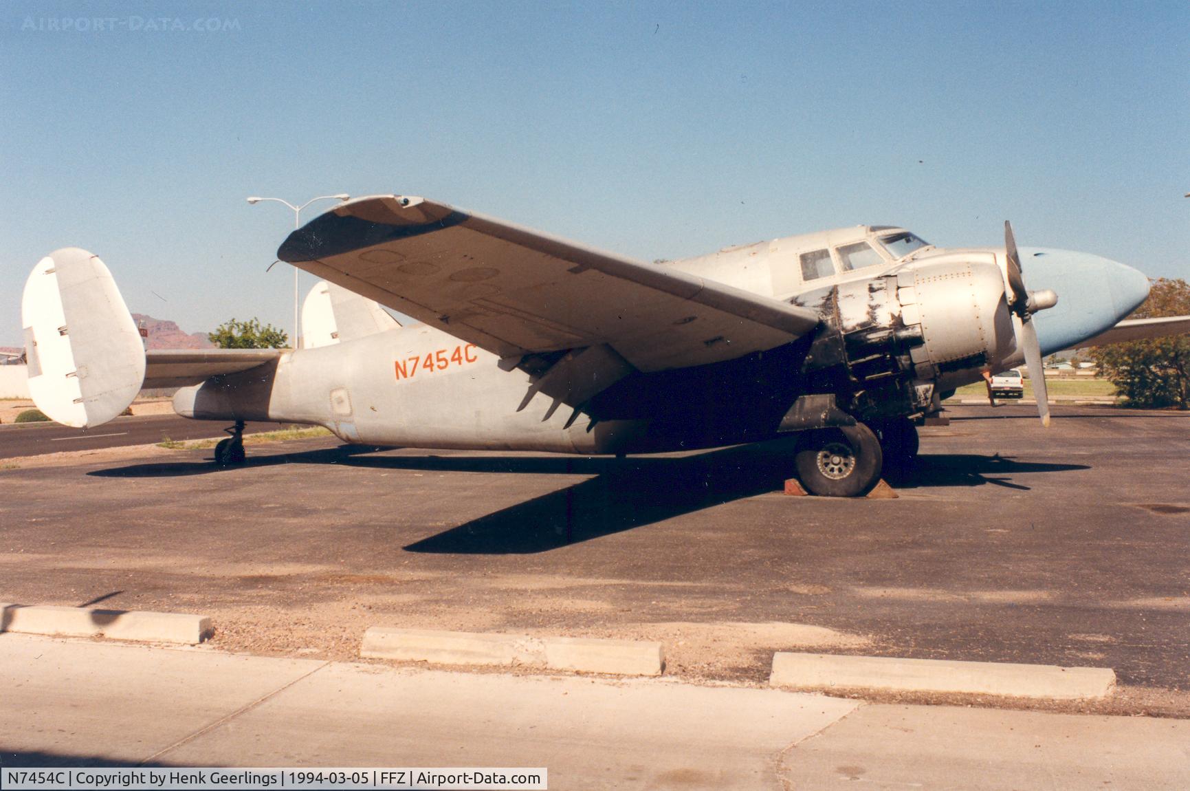 N7454C, 1942 Lockheed PV-2 Harpoon C/N 15-1599, Mesa Falcon Field