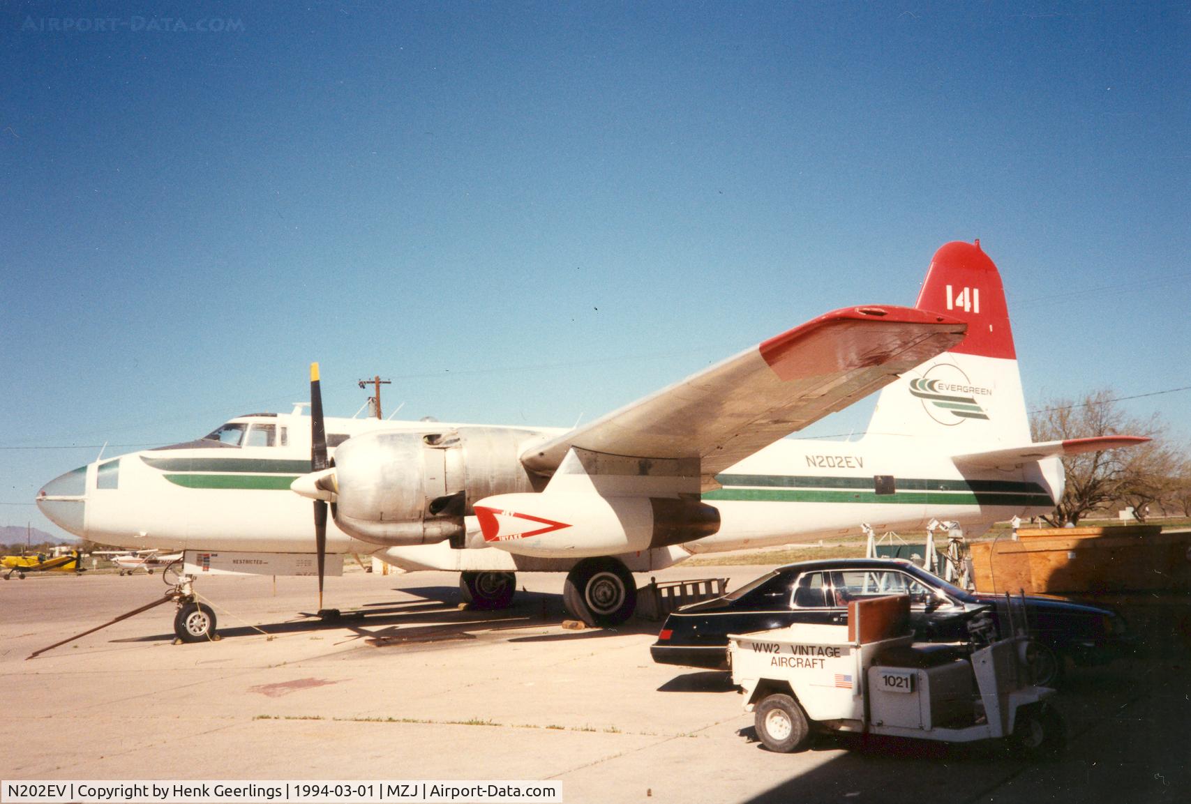 N202EV, 1954 Lockheed P2V-5F Neptune C/N 426-5383, Evergreen nr 141