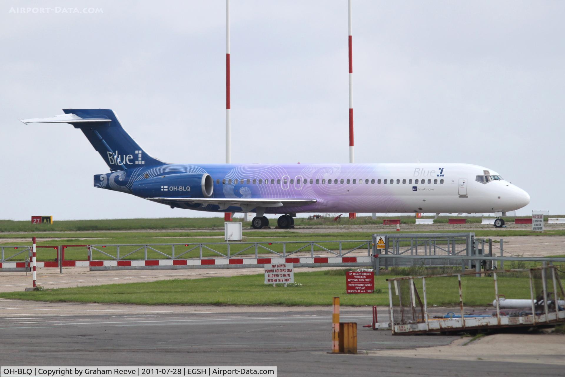 OH-BLQ, 2001 Boeing 717-2S3 C/N 55067, Parked at Norwich.