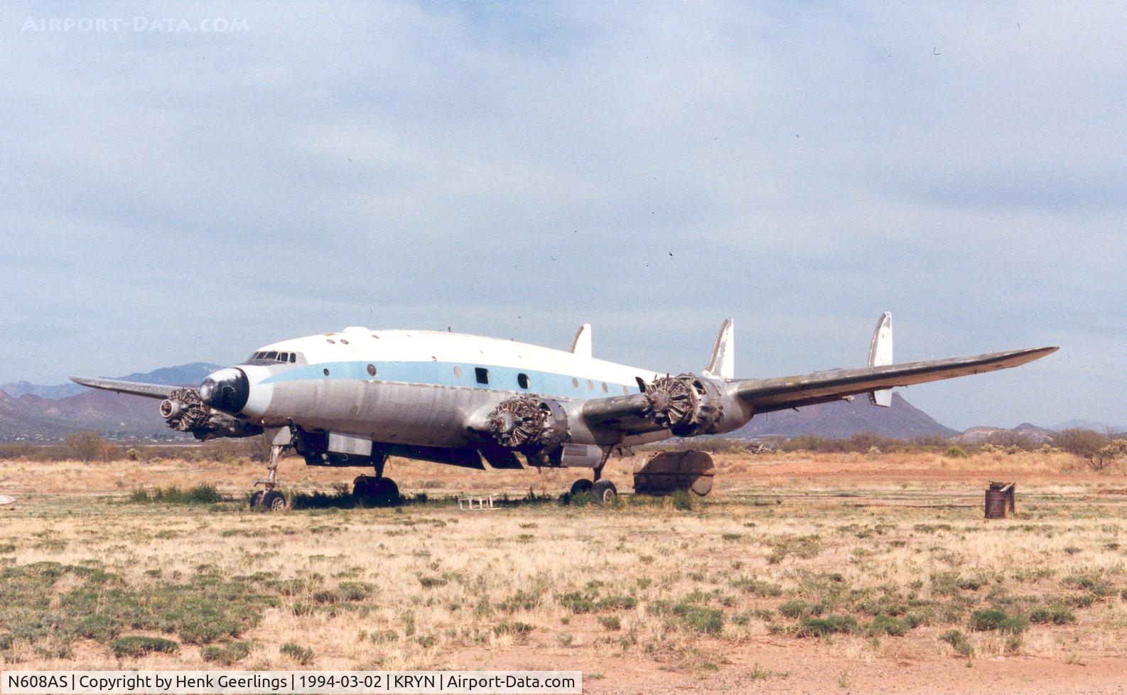N608AS, 1948 Lockheed 749-79 Constellation C/N 2600, Scrapped at Ryan Field