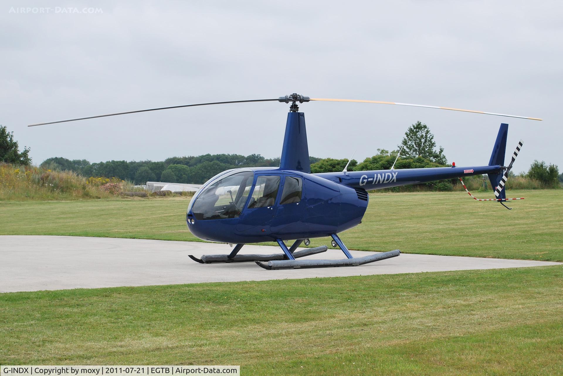 G-INDX, 2004 Robinson R44 Clipper II C/N 10491, Robinson R44 Clipper II at Wycombe Air Park