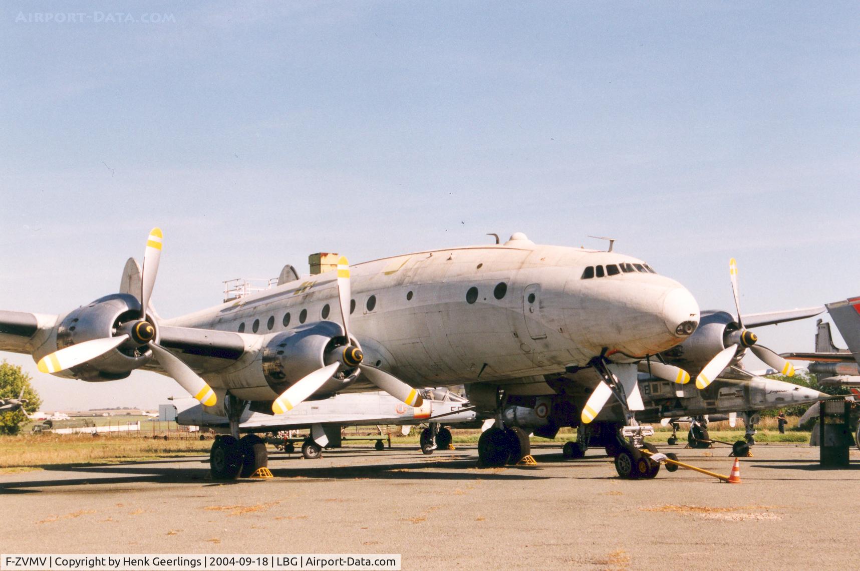 F-ZVMV, 1947 Lockheed L-749A-79-22 Constellation C/N 2503, Aviation Museum Le Bourget Airport