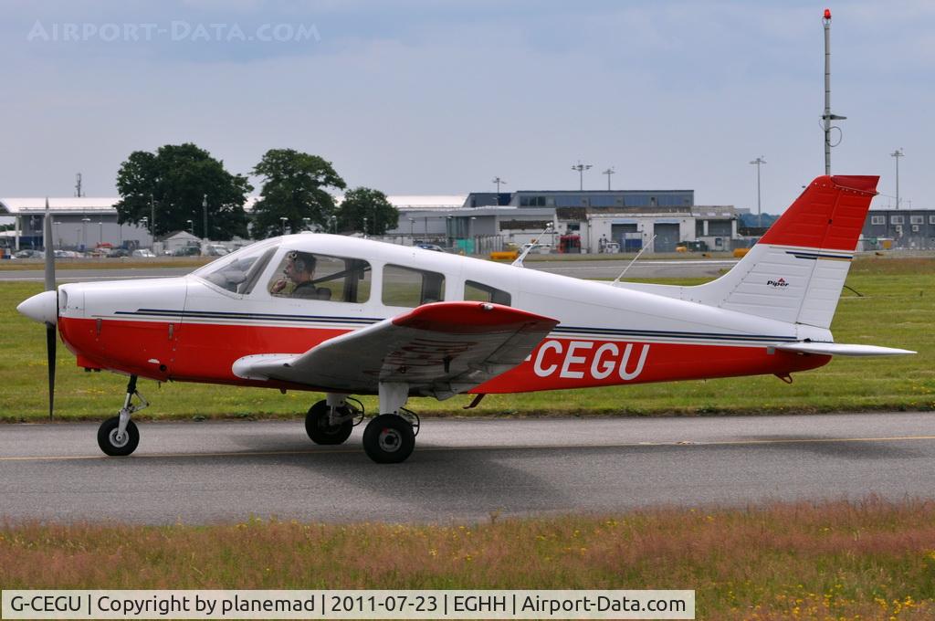 G-CEGU, 1974 Piper PA-28-151 Cherokee Warrior C/N 28-7715165, Departing on 26