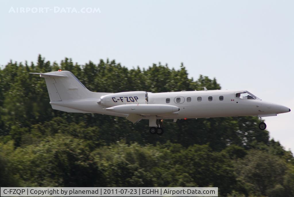 C-FZQP, 1978 Learjet 35A C/N 168, Landing on 26