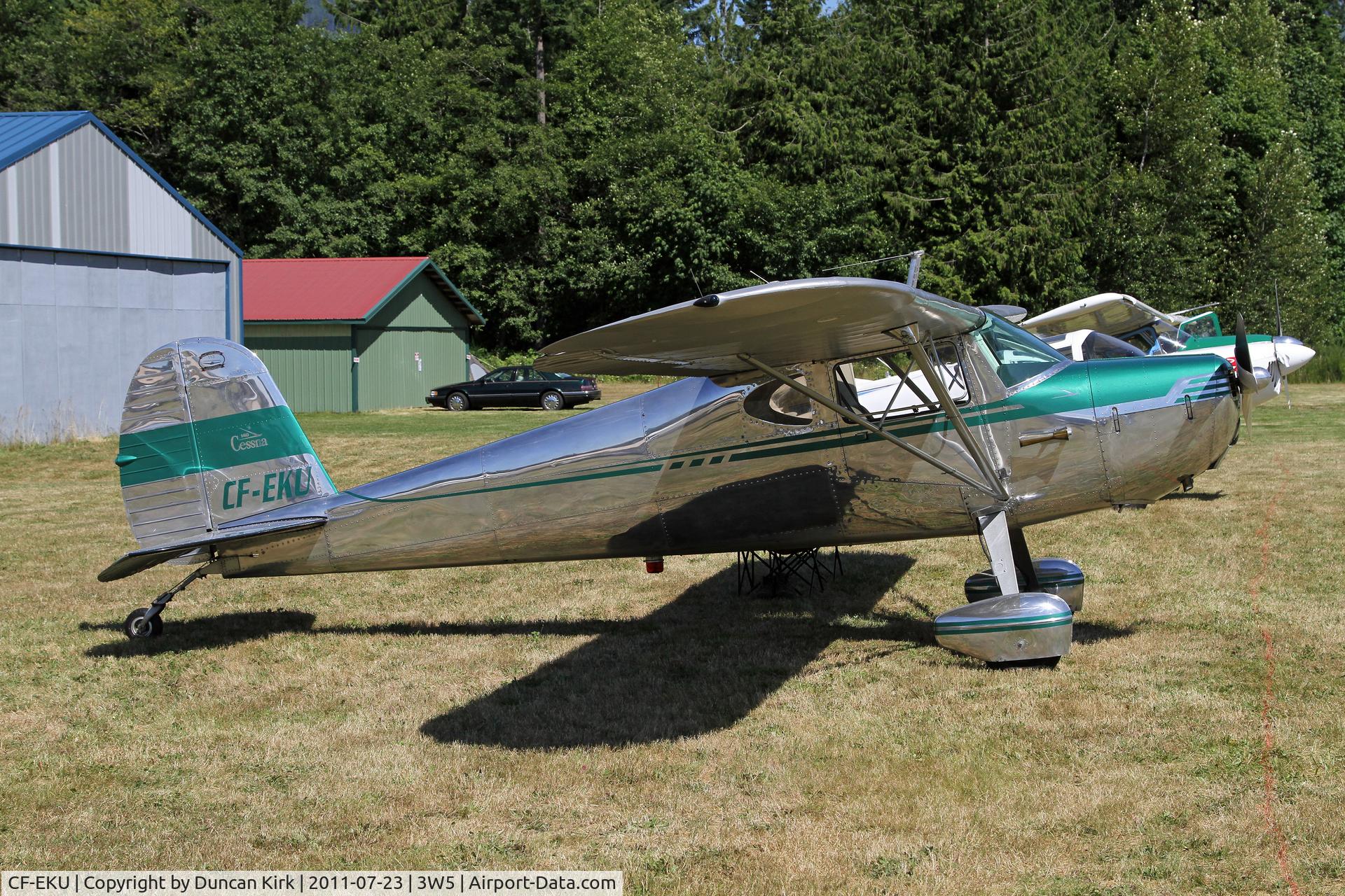 CF-EKU, 1947 Cessna 140 C/N 14027, Nice Concrete Fly-in visitor