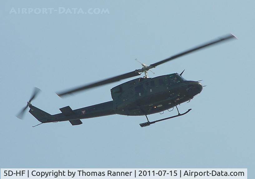5D-HF, Agusta AB-212 C/N 5602, Austrian Air Force Bell 212 over Simmering/Vienna