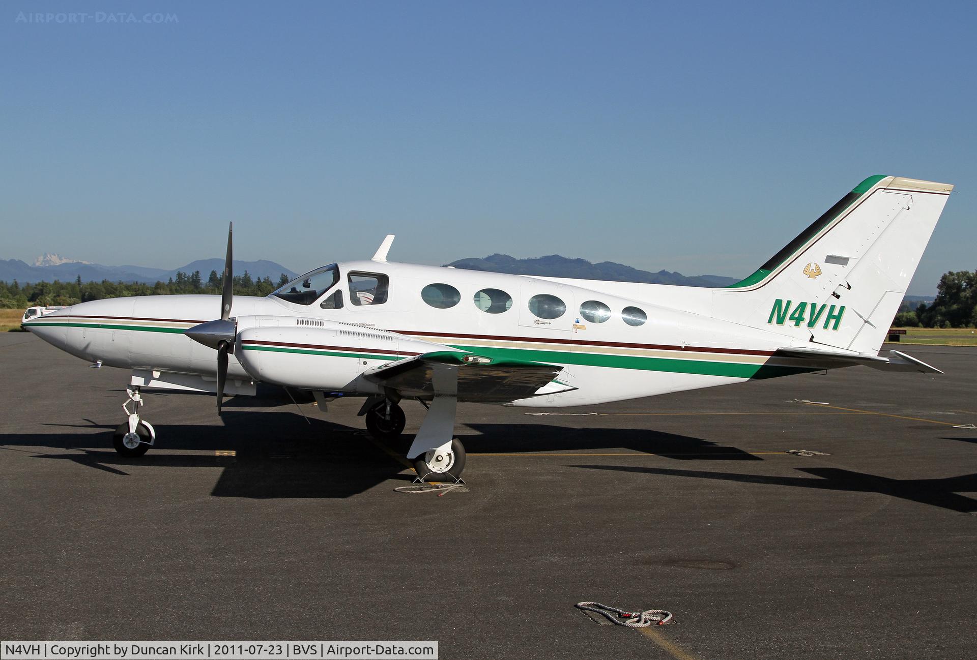 N4VH, 1977 Cessna 421C Golden Eagle C/N 421C0435, Evening at Skagit County