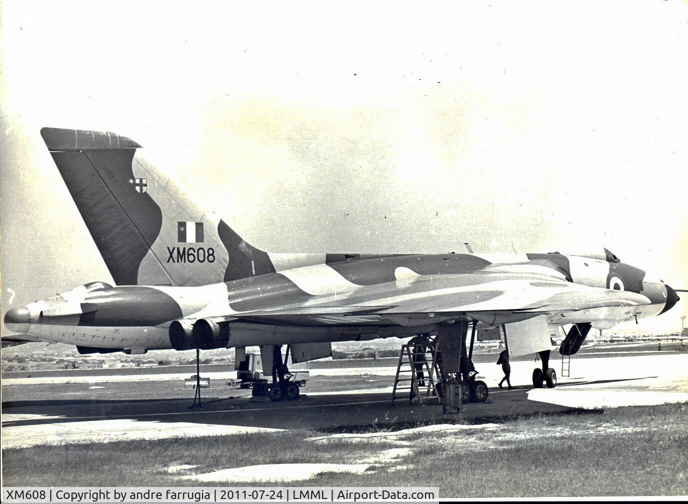 XM608, 1964 Avro Vulcan B.2 C/N Set 72, Taken at Luqa Malta very long time ago found it in my old box of photos and not sure i took this one !!!