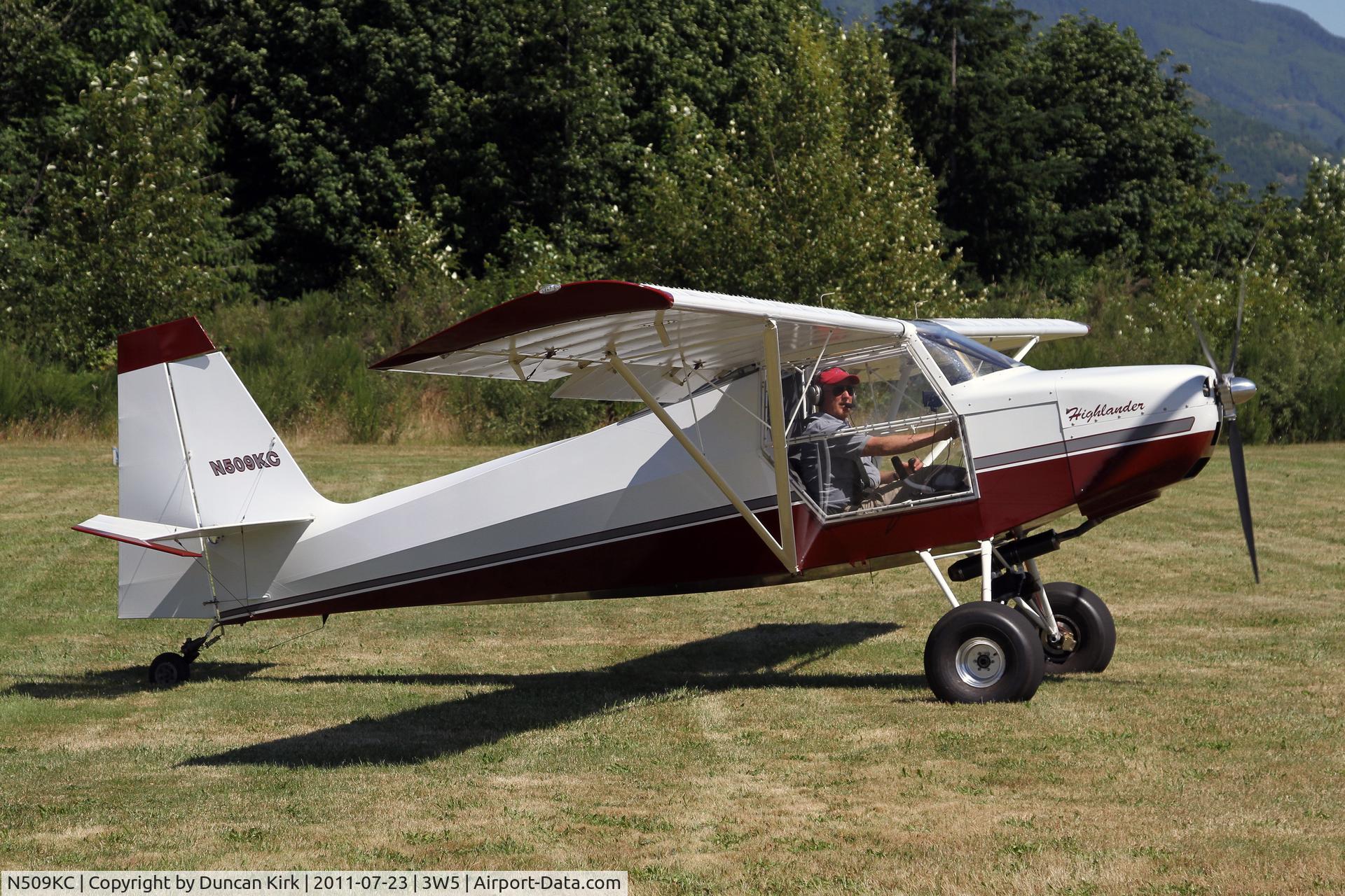N509KC, 2008 Just Aircraft Highlander C/N JAESC0103, A fly-in attendee