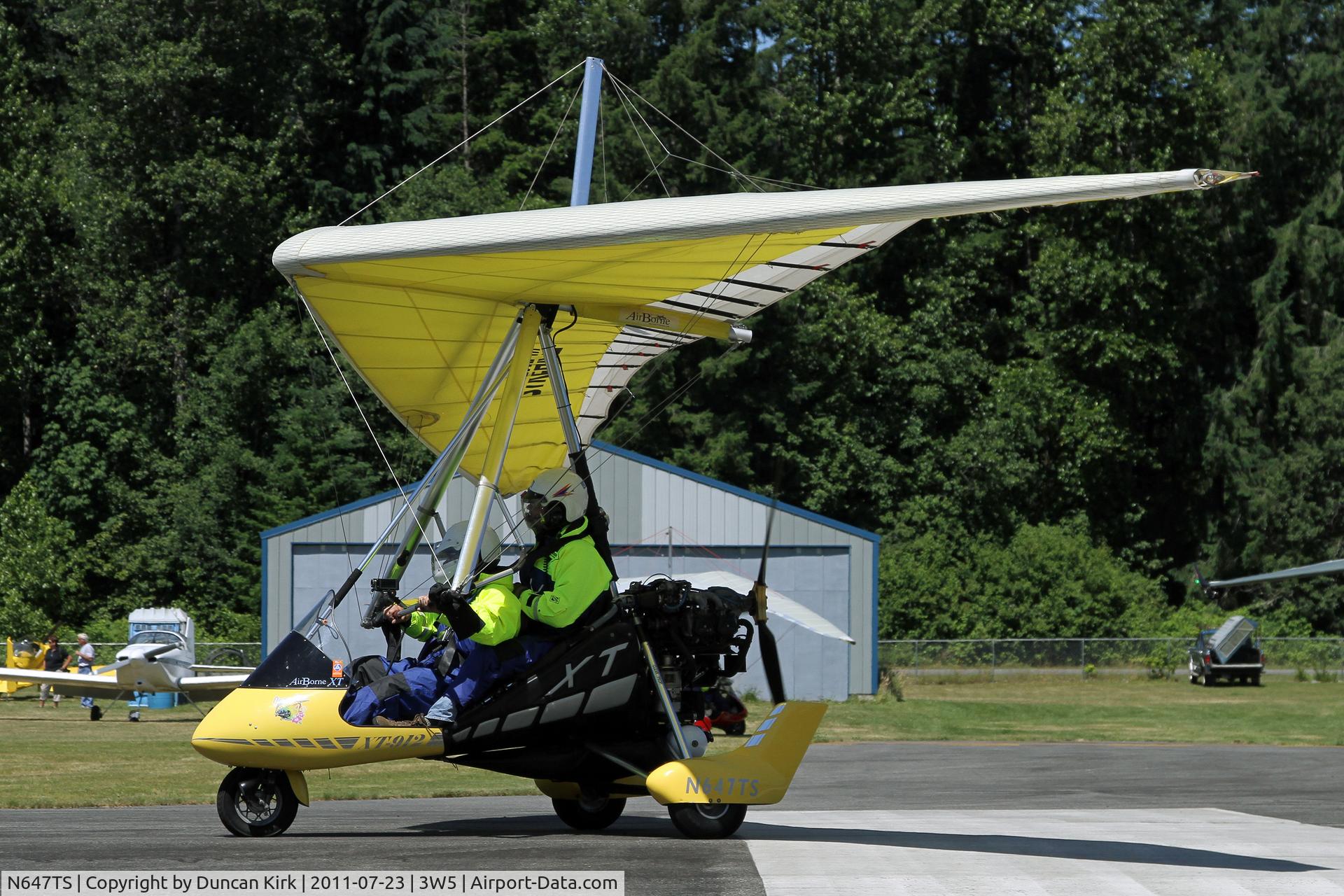 N647TS, 2003 Airborne XT-912 C/N XT-912-008, Ready for take-off!