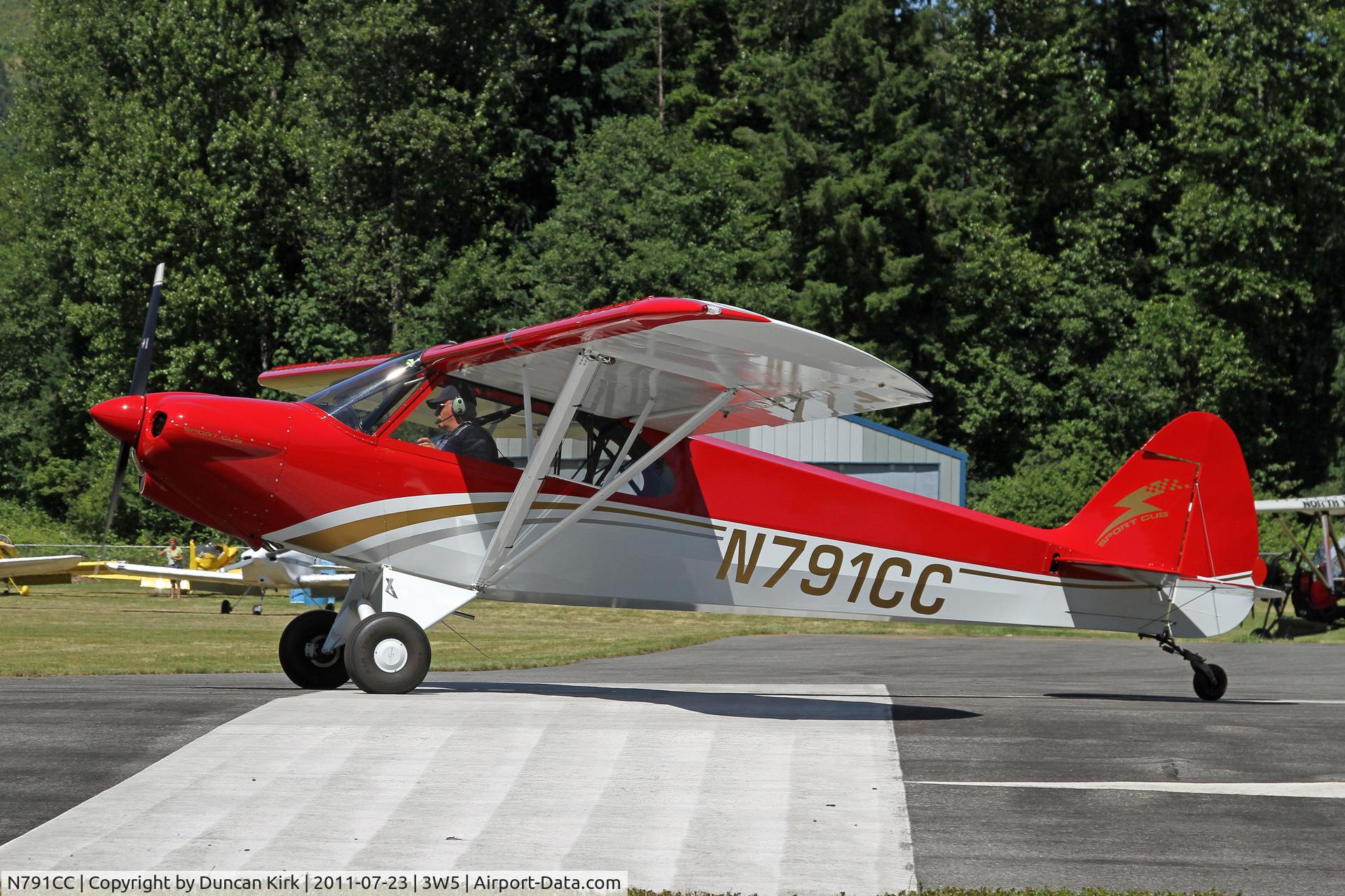 N791CC, Cub Crafters CC11-100 Sport Cub C/N CC11-00029, Leaving the fly-in