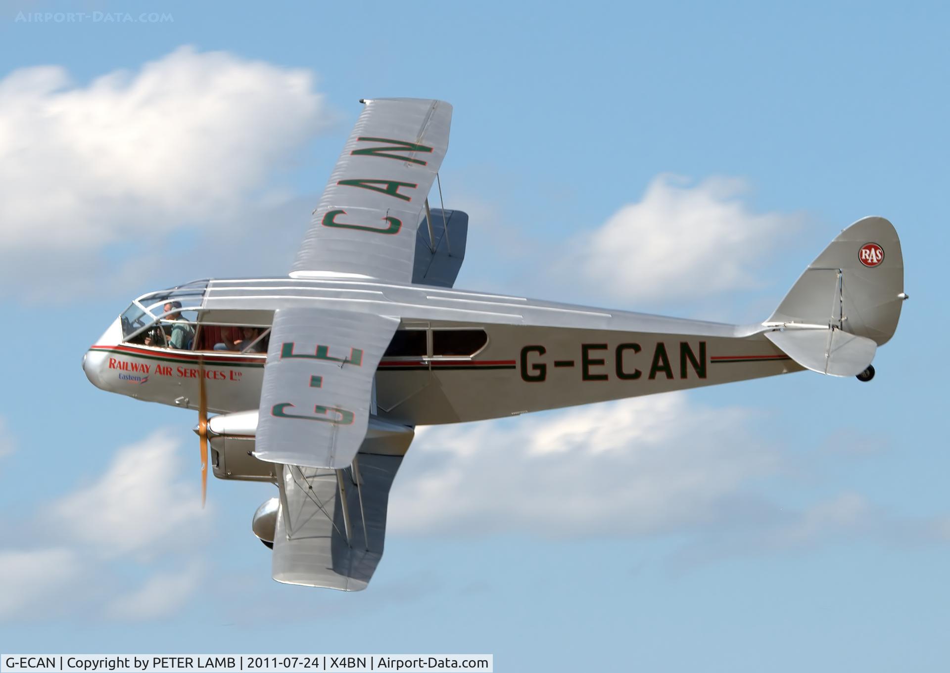 G-ECAN, 1943 De Havilland Australia DH-84 Dragon 3 C/N DHA2048, Photo taken at Breighton E.Yorks