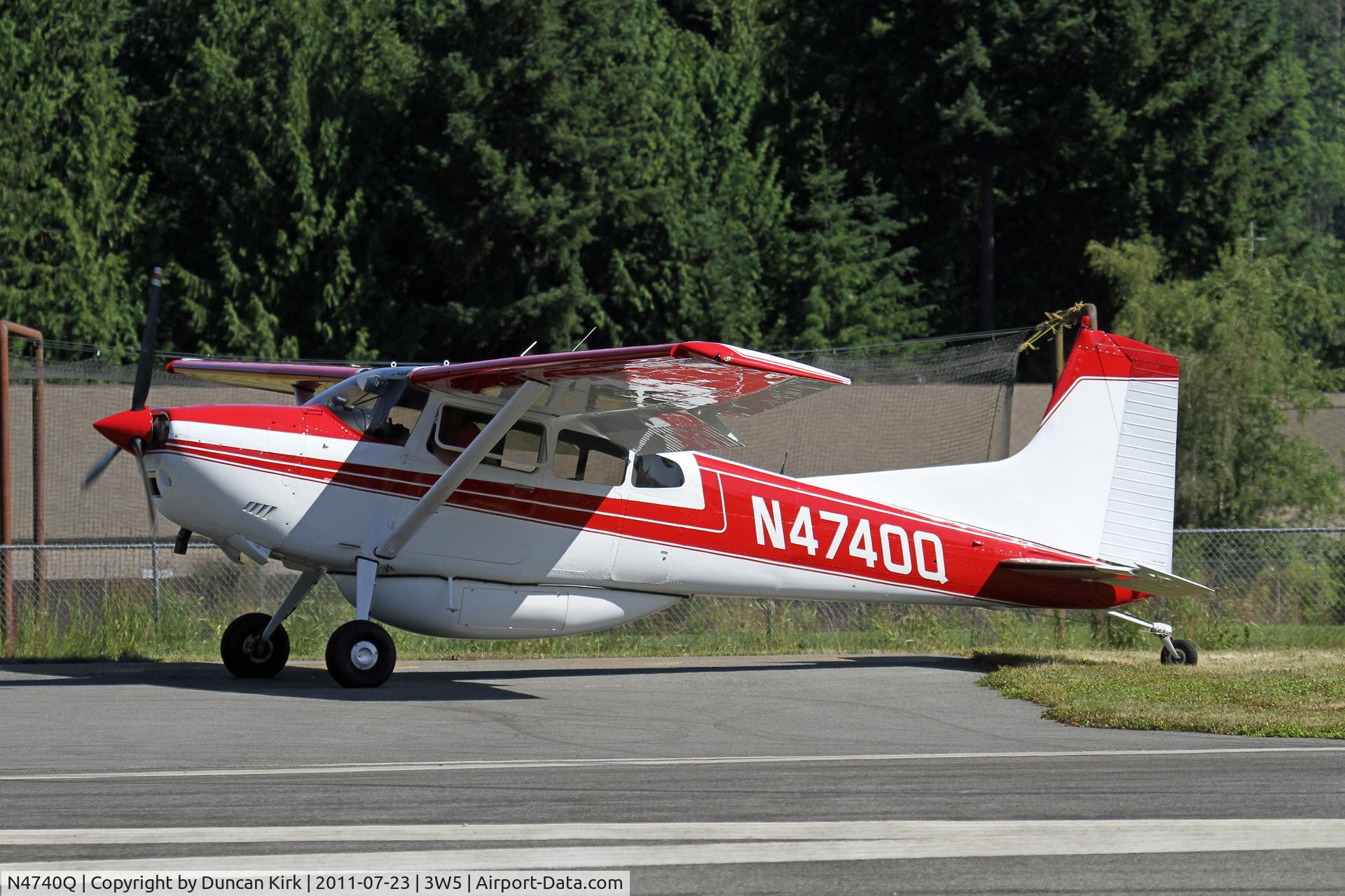 N4740Q, 1966 Cessna A185E Skywagon 185 C/N 185-1194, Leaving the fly-in