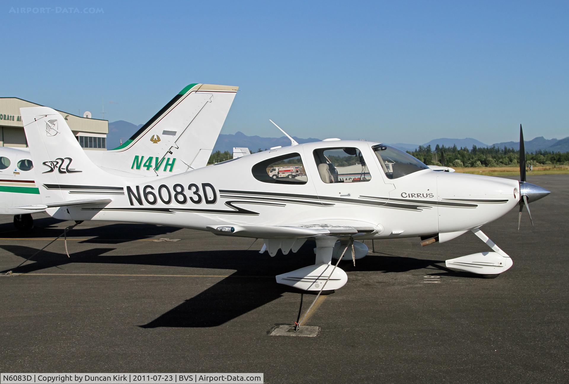 N6083D, 2003 Cirrus SR22 C/N 0612, Skagit visitor