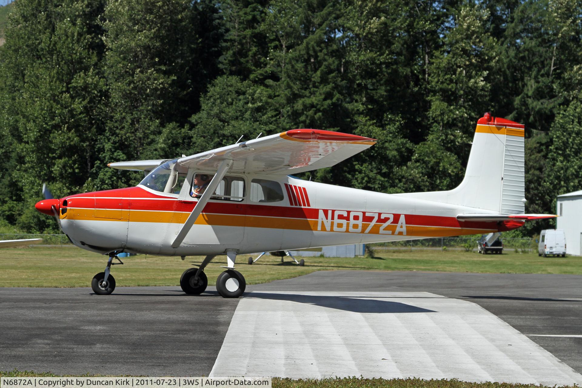 N6872A, 1956 Cessna 172 C/N 28972, Departing the fly-in