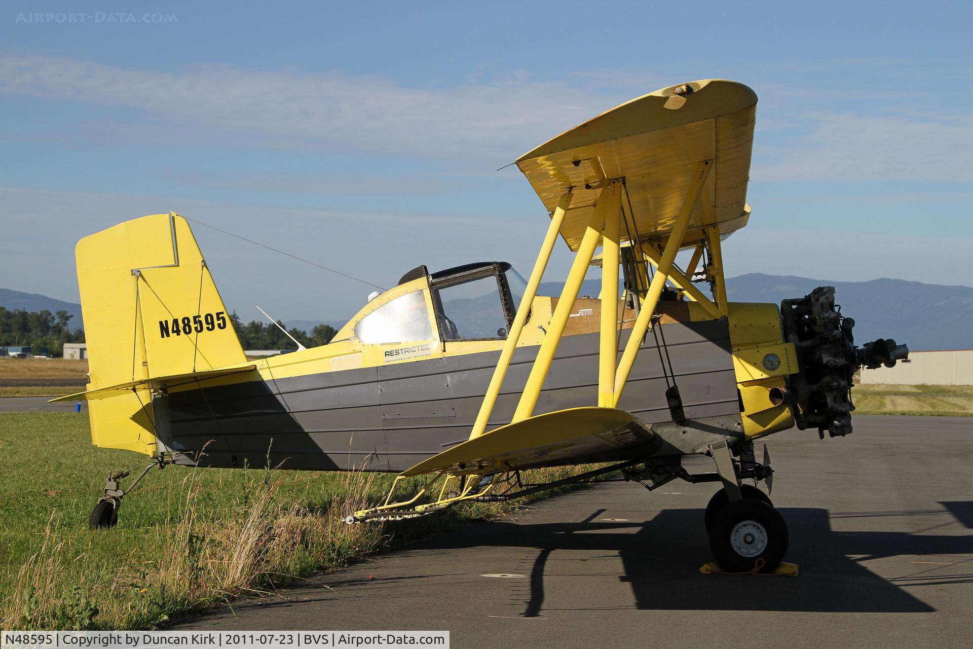N48595, 1976 Grumman-Schweizer G-164B C/N 87B, Just up from California