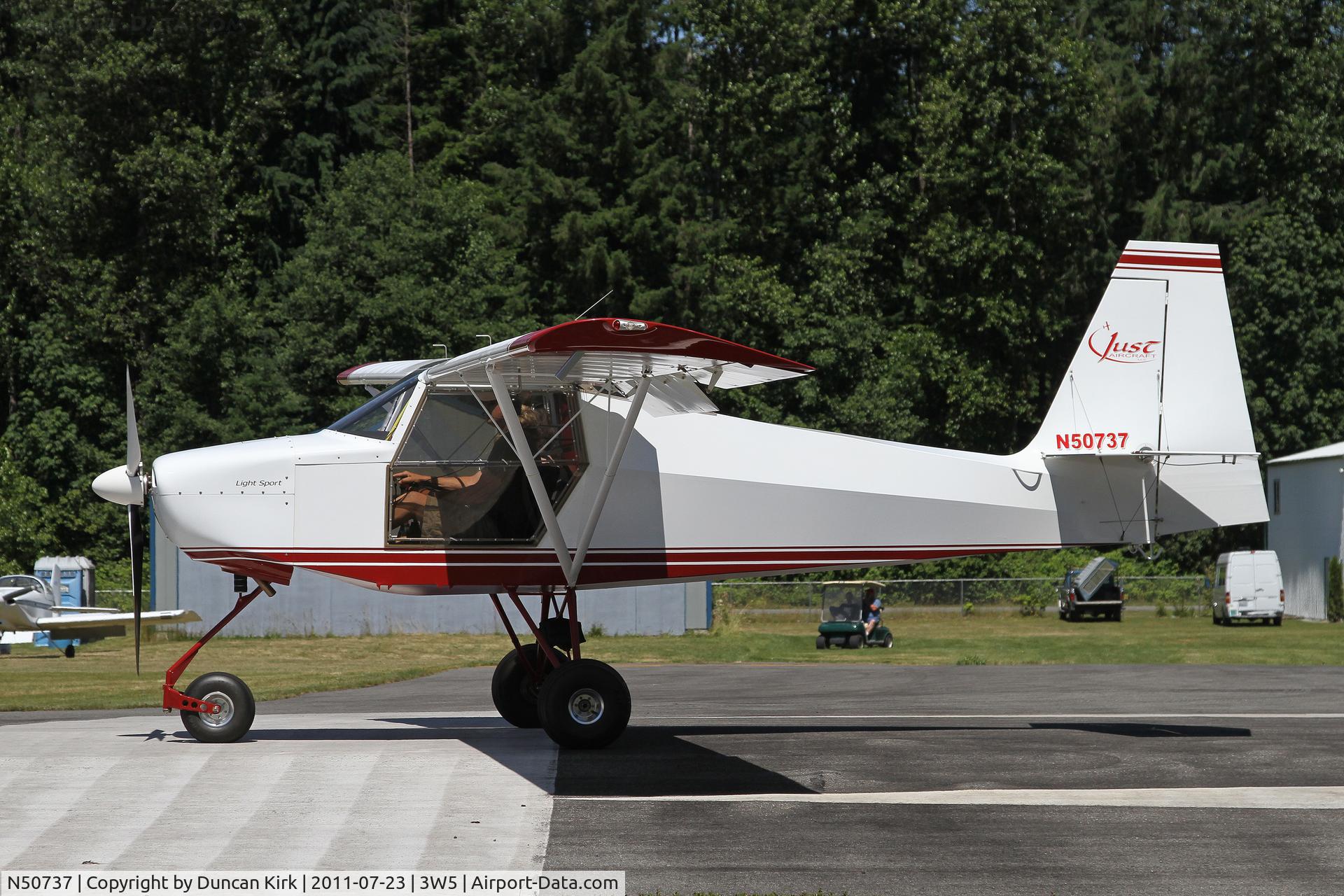 N50737, 2005 Just Aircraft Highlander C/N JAESC0067, Departing Rwy 25