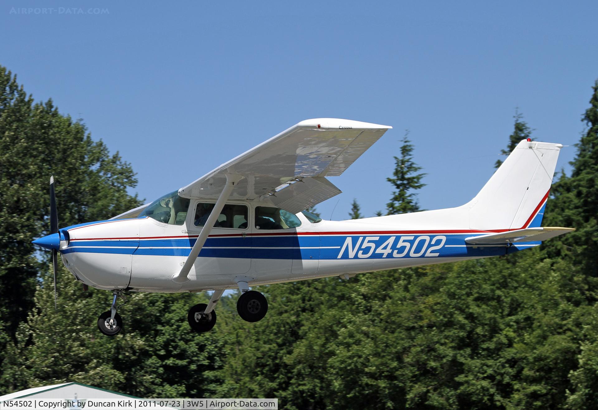N54502, 1981 Cessna 172P C/N 17274991, A fly-in visitor