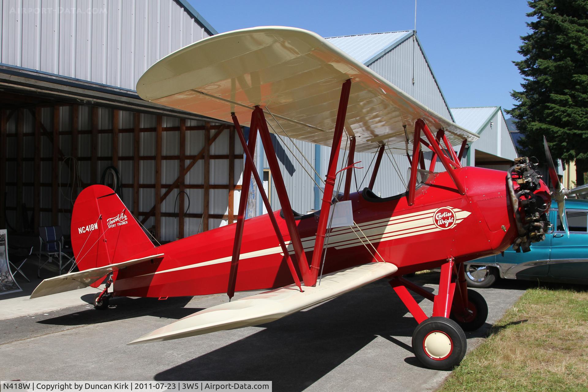 N418W, 1931 Travel Air 12-W C/N 12W-2031, Resident Travel Air