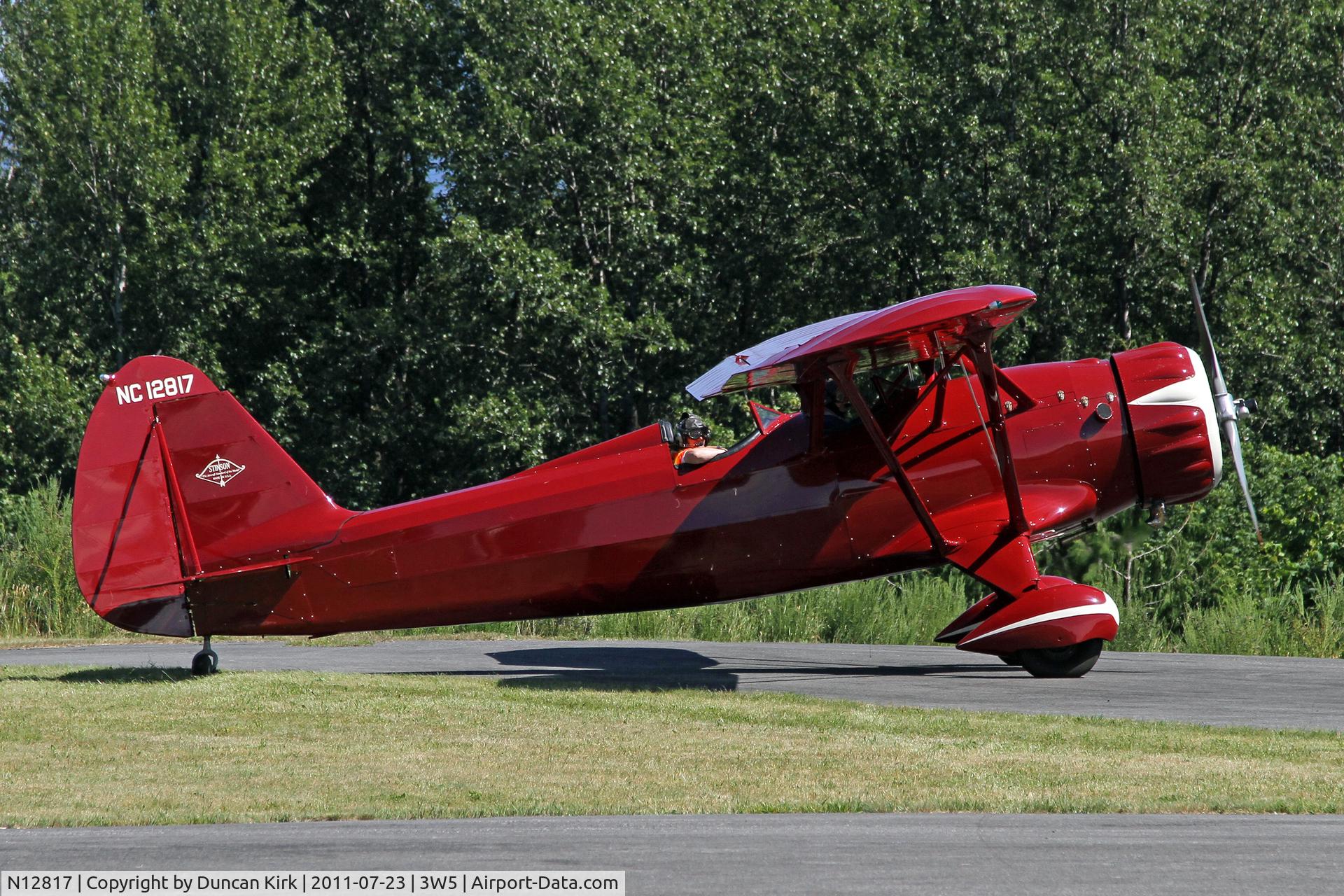 N12817, Stinson Model O C/N 10, This is the only Stinson O in the world. It is a replica.