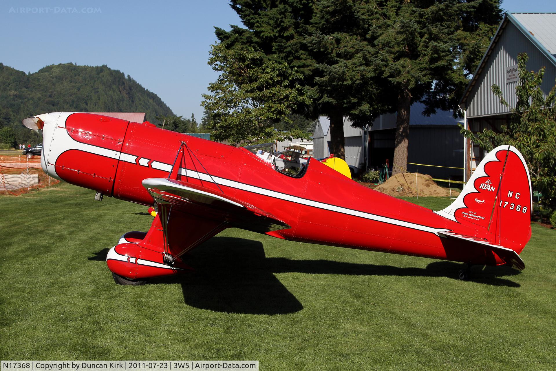 N17368, 1937 Ryan Aeronautical ST-A Special C/N 173, A based gem