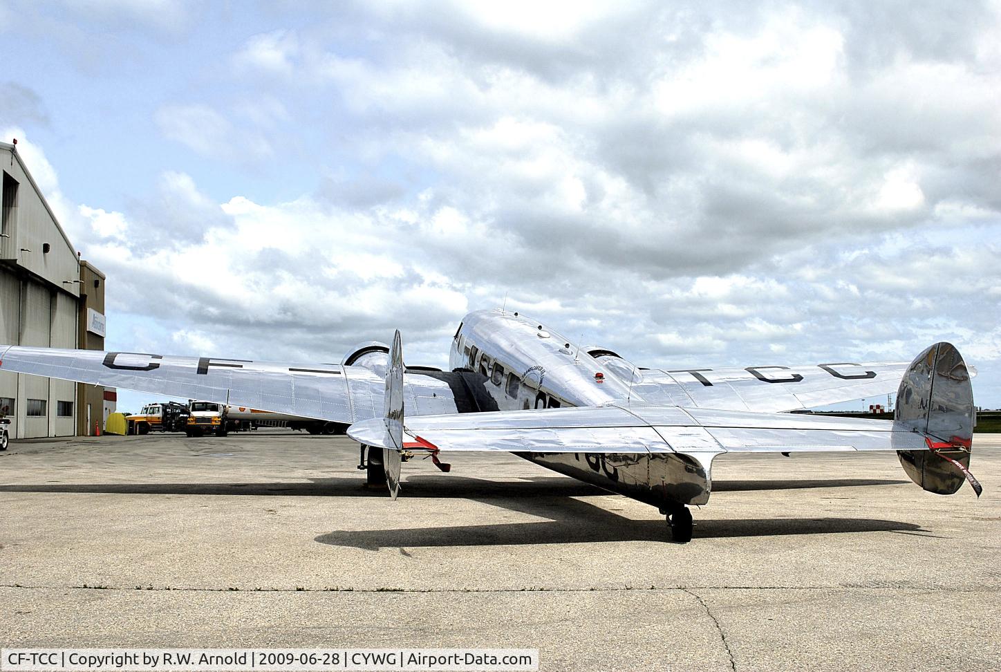CF-TCC, 1937 Lockheed 10A Electra C/N 1116, Lockheed 10A Electra c/n 1116 CF-TCC
Celebrating 100 years of flight in Canada
Return To Baddeck
at Winnipeg, Manitoba