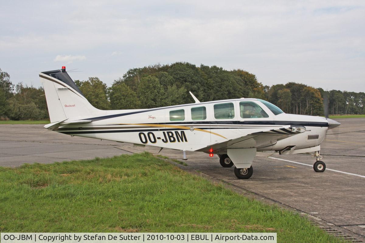 OO-JBM, 1999 Raytheon Aircraft Company A36 Bonanza C/N E-3248, On A visit from LFAV.