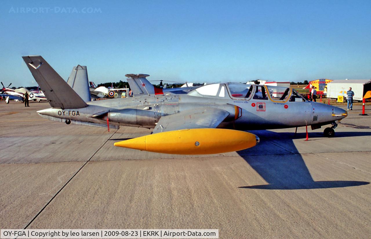 OY-FGA, 1959 Fouga CM-170R Magister C/N 230, Roskilde Air Show Denmark 23.8.09