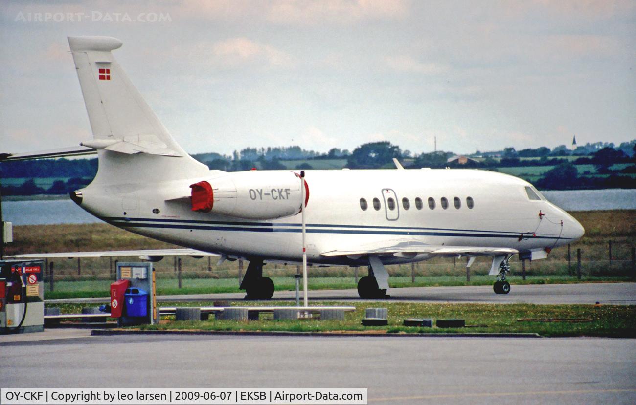 OY-CKF, 2001 Dassault Falcon 2000 C/N 163, OY-CKF Soenderborg 7.6.09