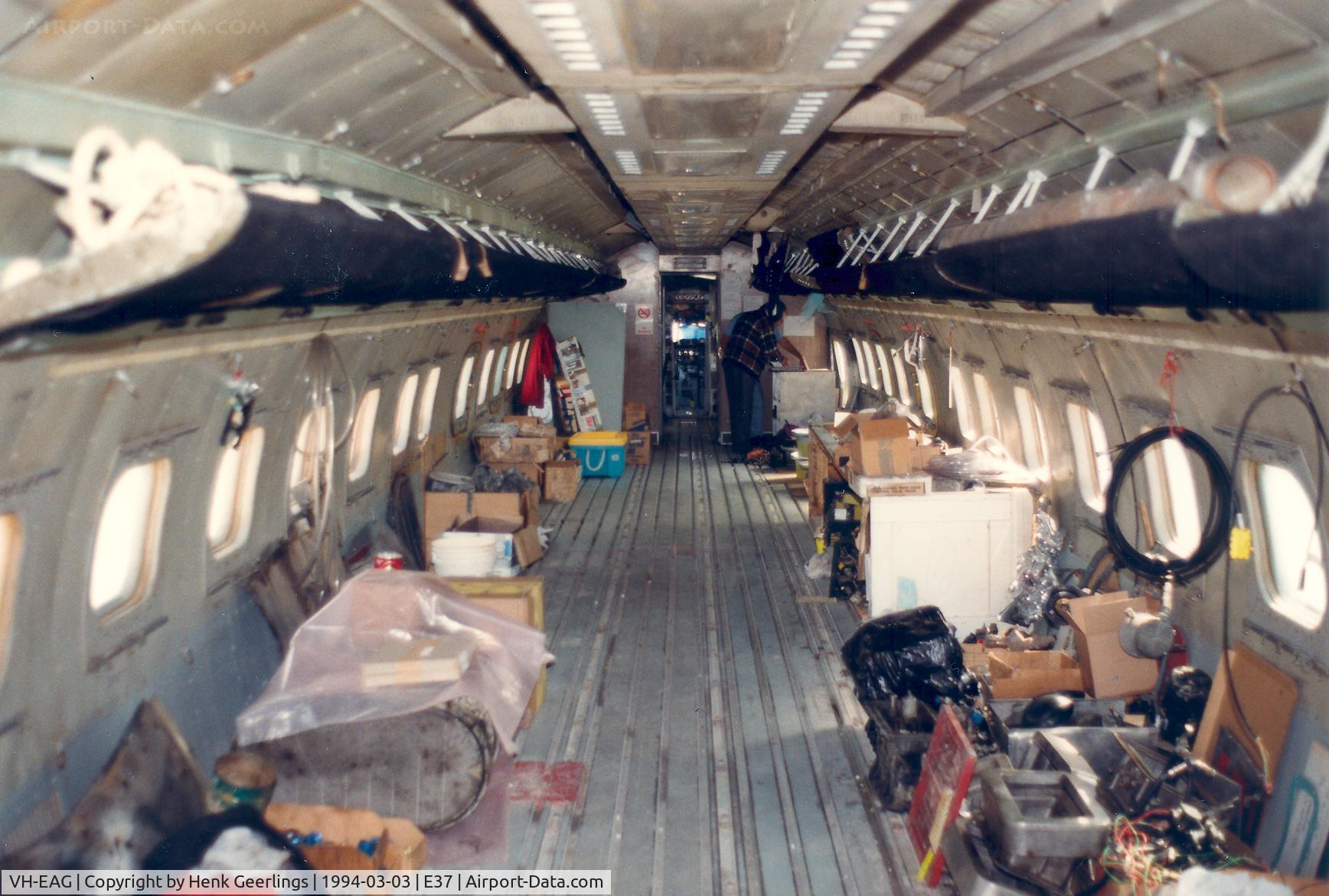 VH-EAG, 1955 Lockheed L-1049F Super Constellation C/N 4176, ex 54-0157

Pima Aviation Museum. Restoration project into flying conditions by members of HARS Australia