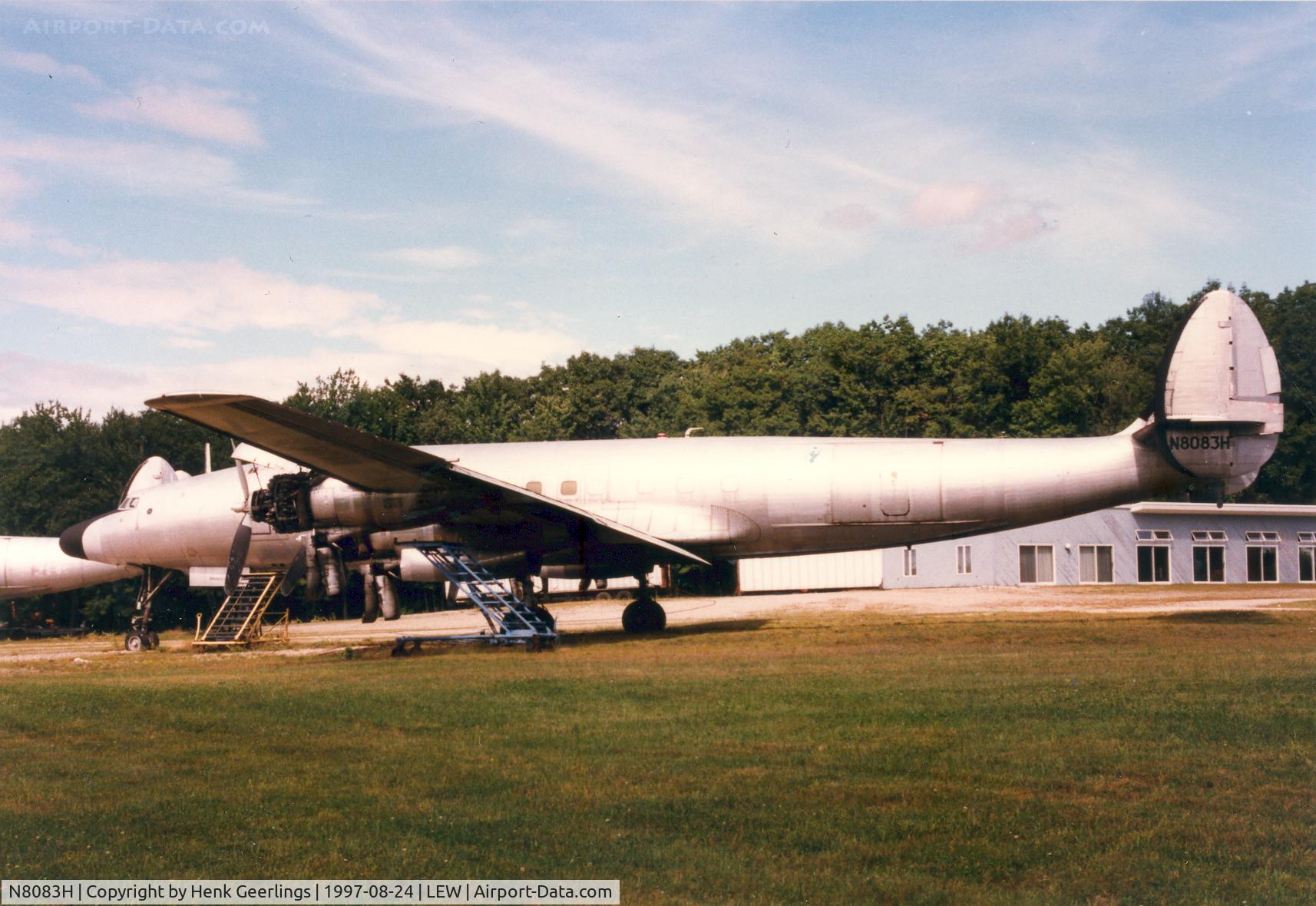 N8083H, 1958 Lockheed L-1649A-98 Starliner C/N 1038, Maine Westcoast Airways. 

Auburn,ME