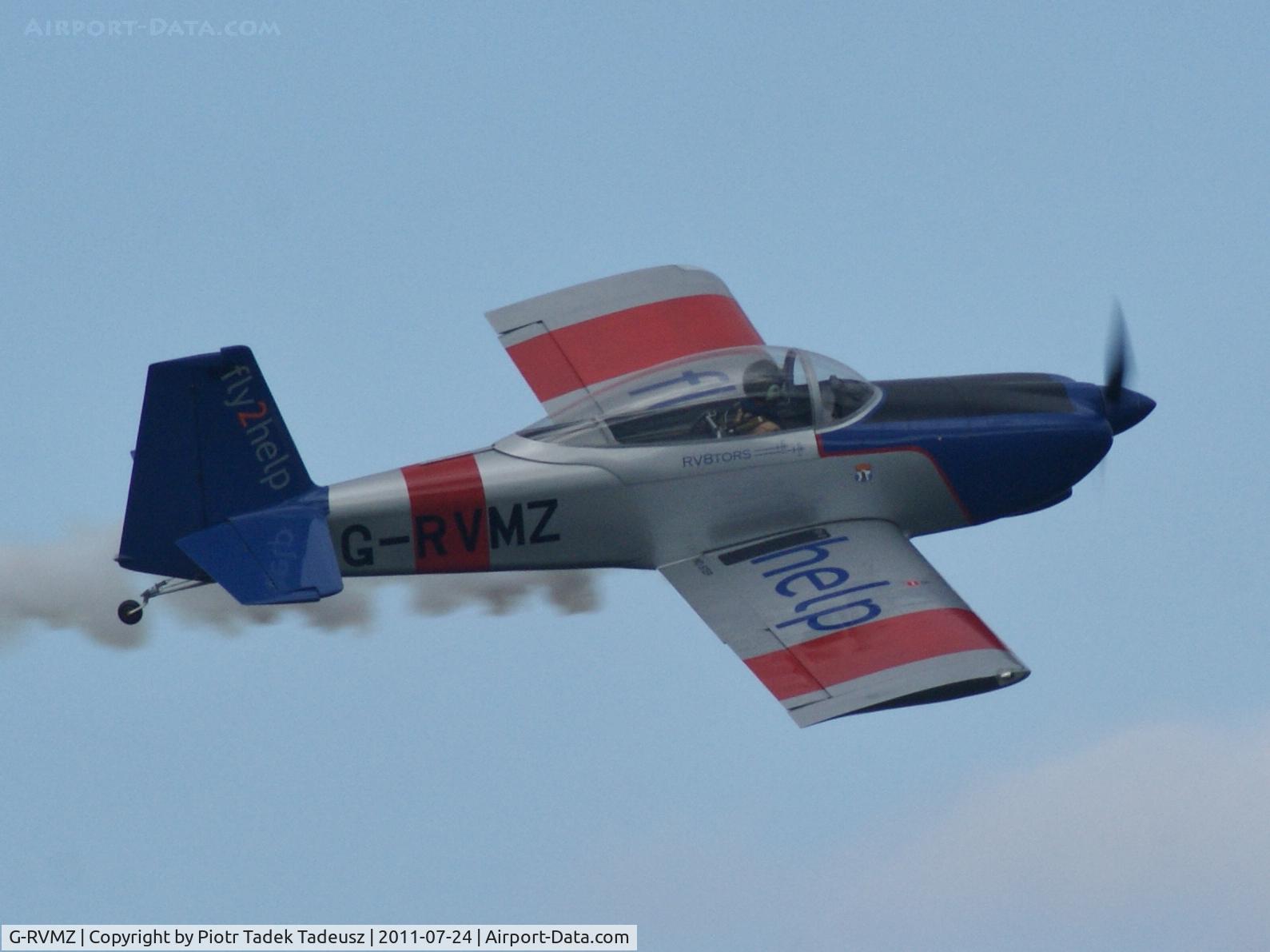 G-RVMZ, 2001 Vans RV-8 C/N PFA 303-13395, Bray AS2011